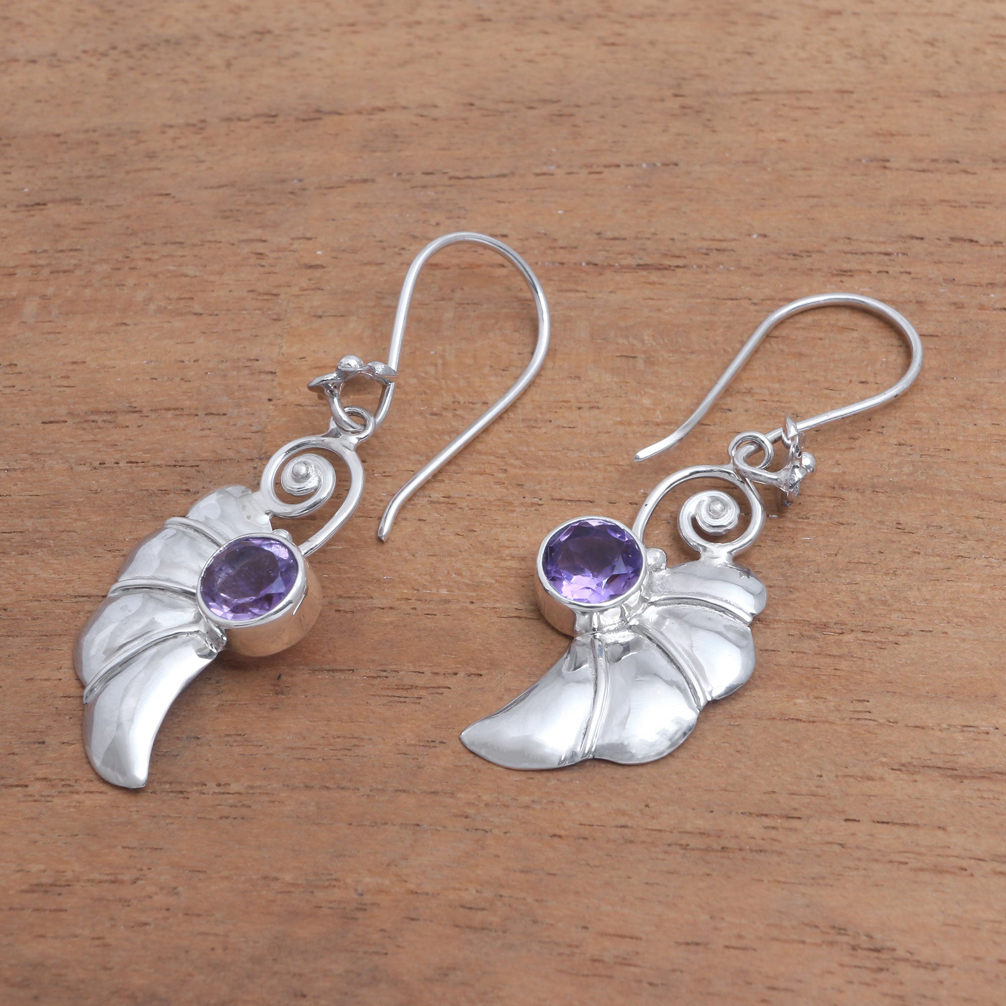 Premium Butterfly Halves Sterling Silver Earrings – Handcrafted Elegance