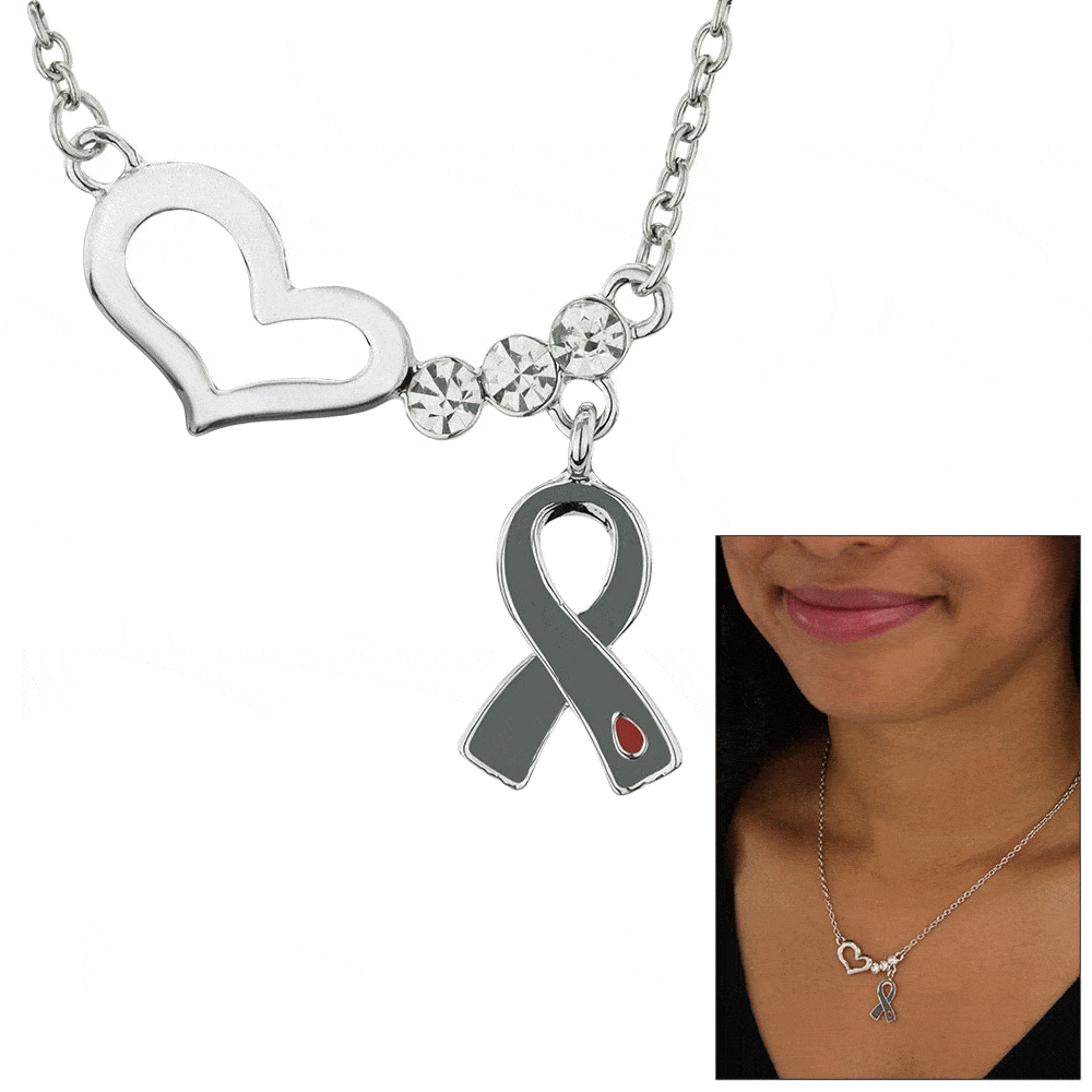 Premium Diabetes Awareness Crystal Necklace