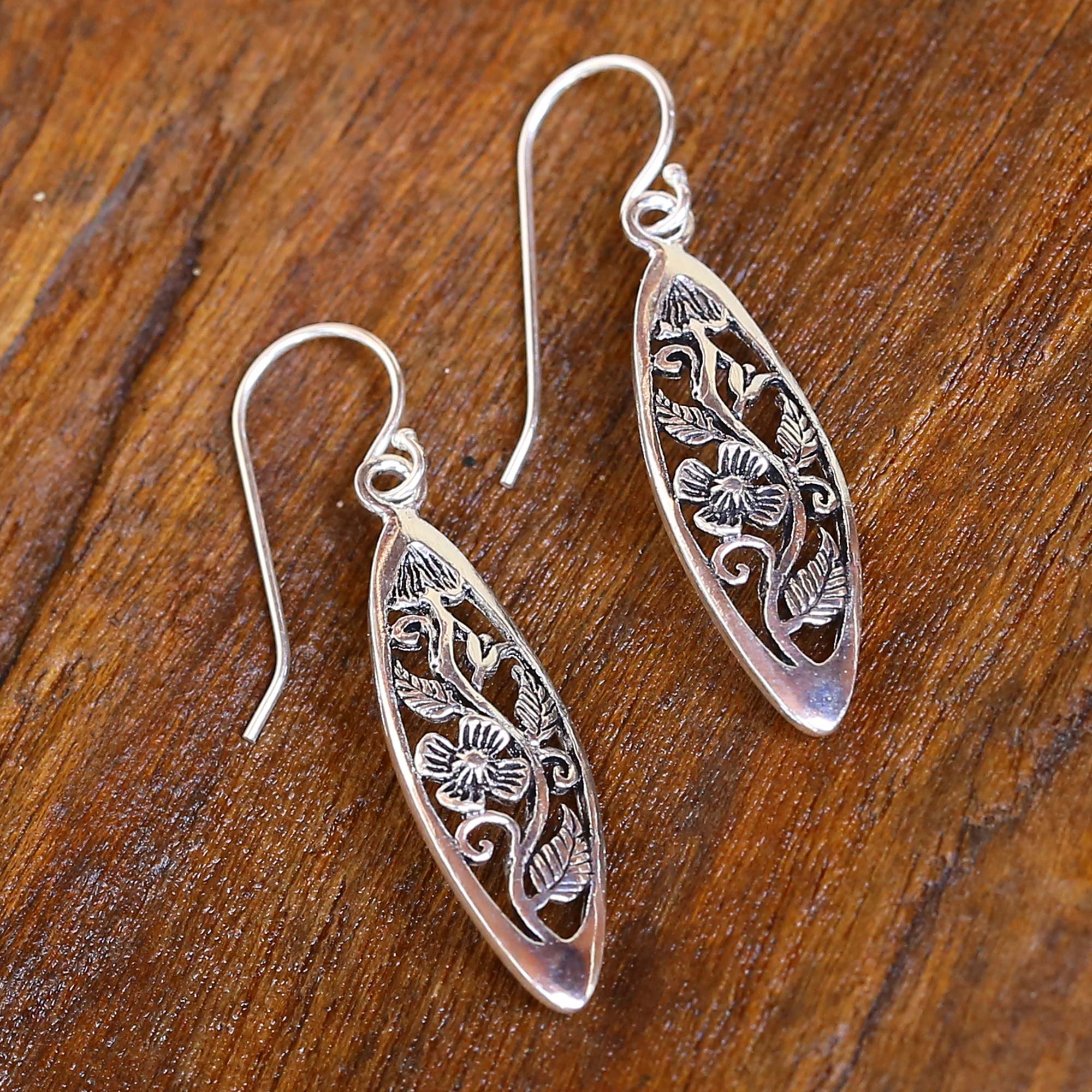 Premium Spring Daisy Sterling Silver Earrings - Handmade & Fair Trade