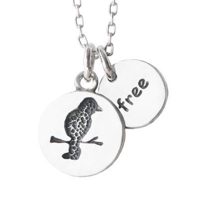 Premium Free Bird Pewter Necklace - Handmade & Ethically Sourced