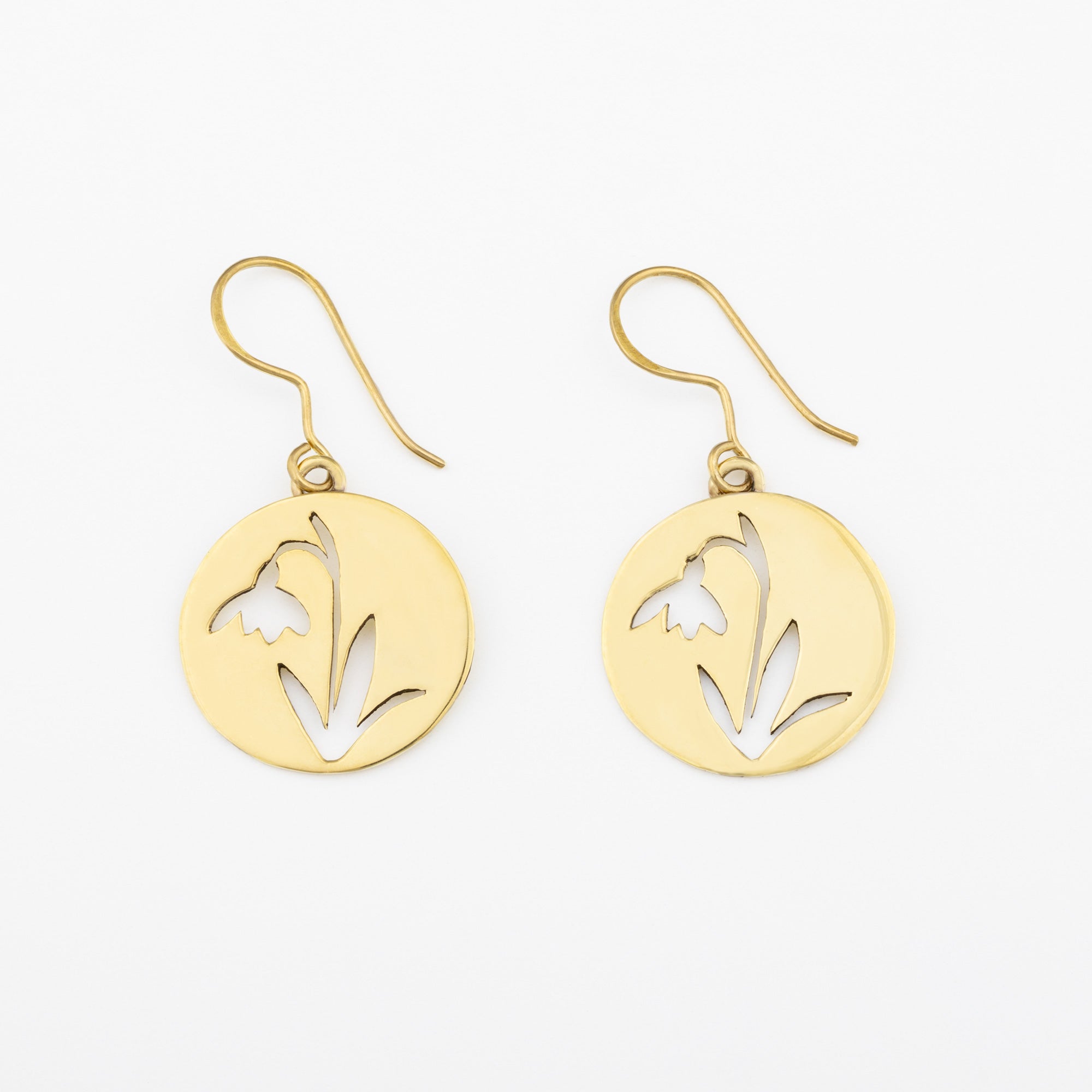 Premium Birth Month Flower Earrings - Handmade Floral Jewelry