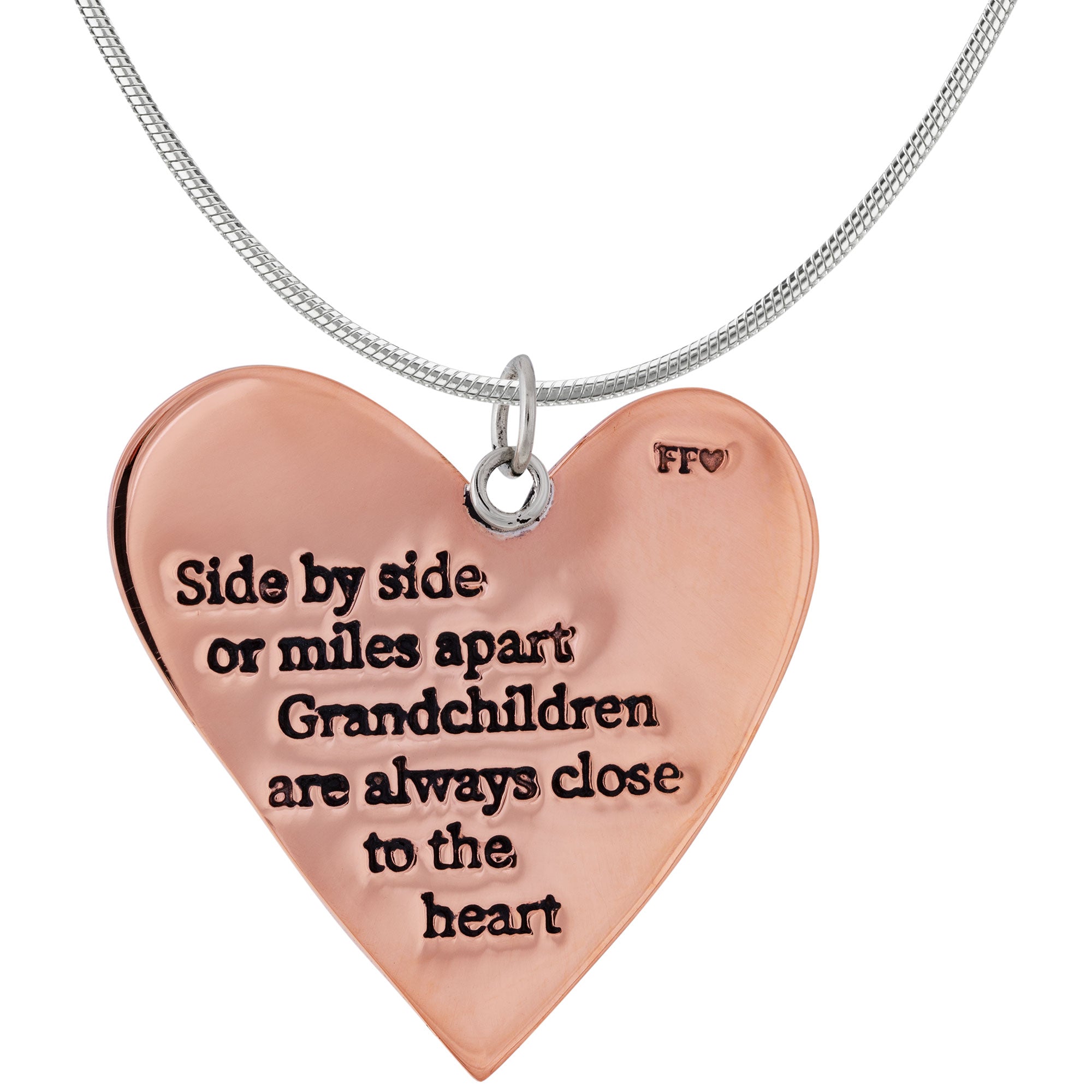 Premium Best Grandma Mixed Metal Necklace - Handcrafted Keepsake