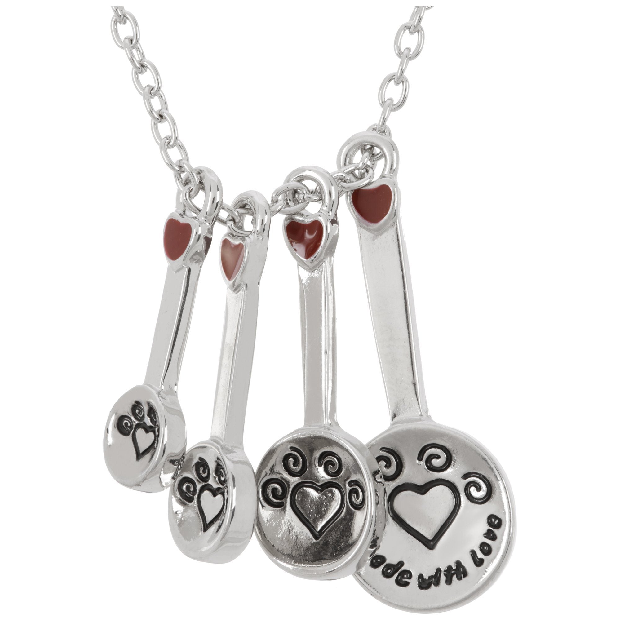 Premium Paw Love Measuring Spoon Necklace - Ultimate Culinary Accessory