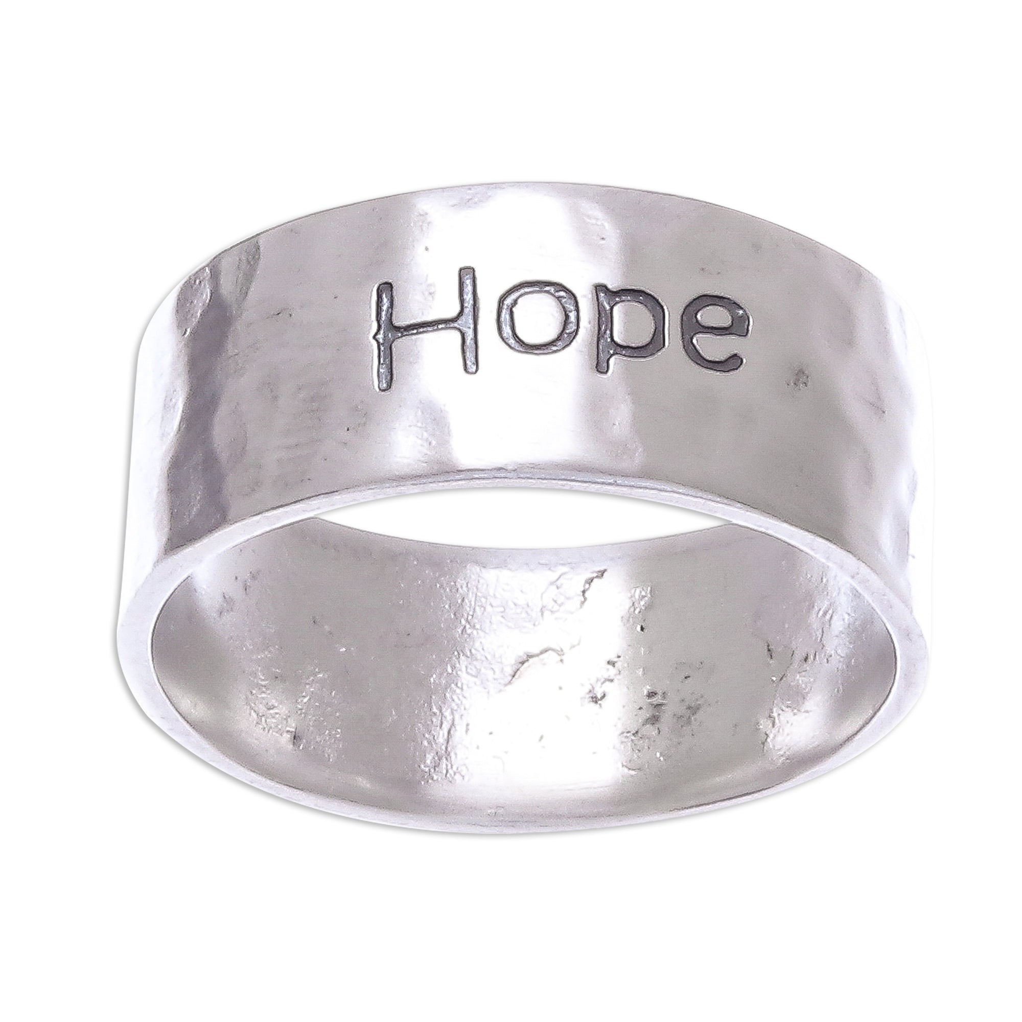 Premium Spirit of Hope Sterling Silver Ring - Handcrafted Elegance