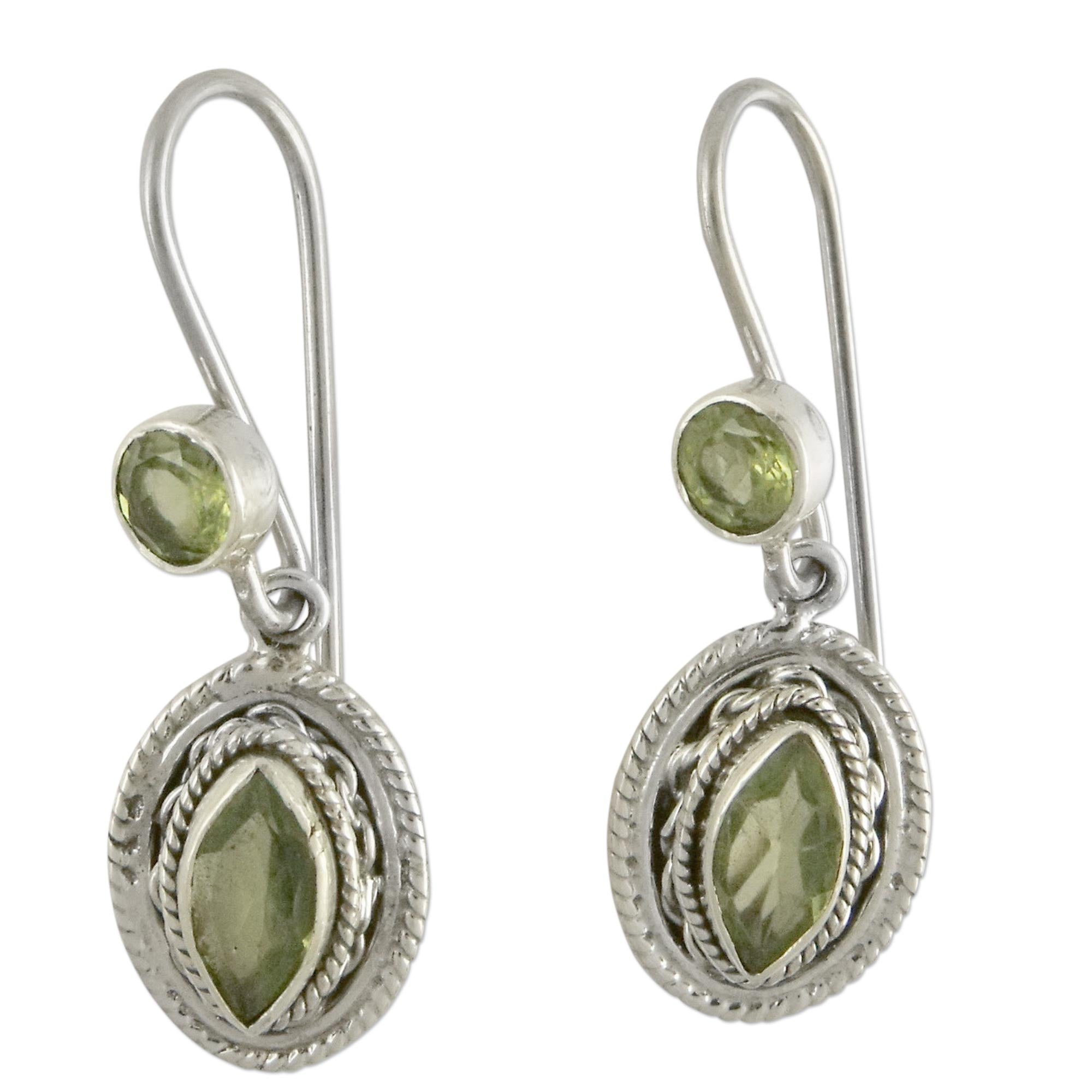 Premium Springtime Muse Peridot Dangle Earrings - Ultimate Elegance