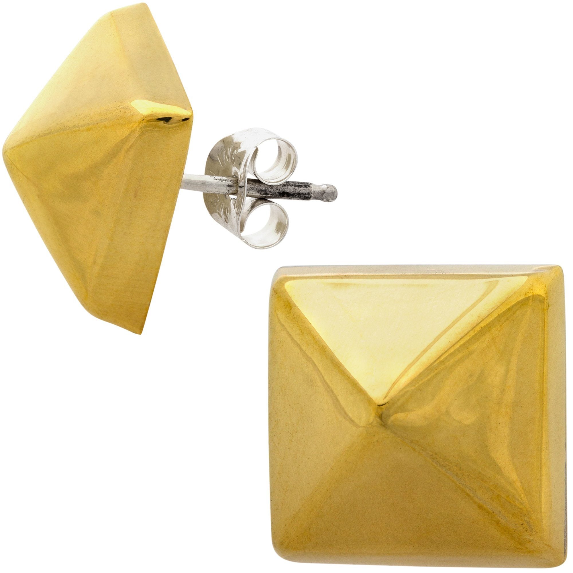 Premium Brass Sasa Studs - Handmade Fair Trade Earrings