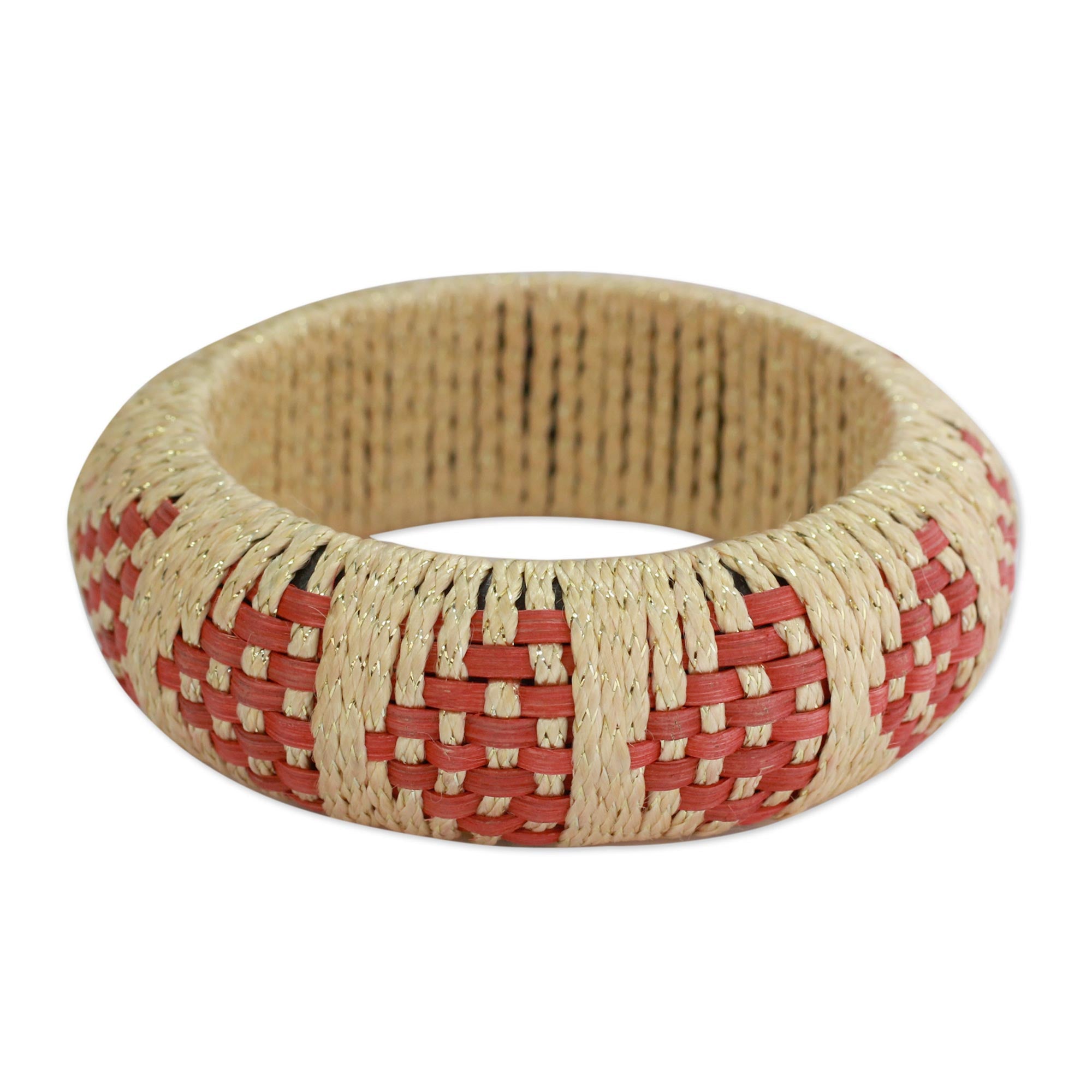 Premium Handwoven Ginger Arrows Rattan Bracelet