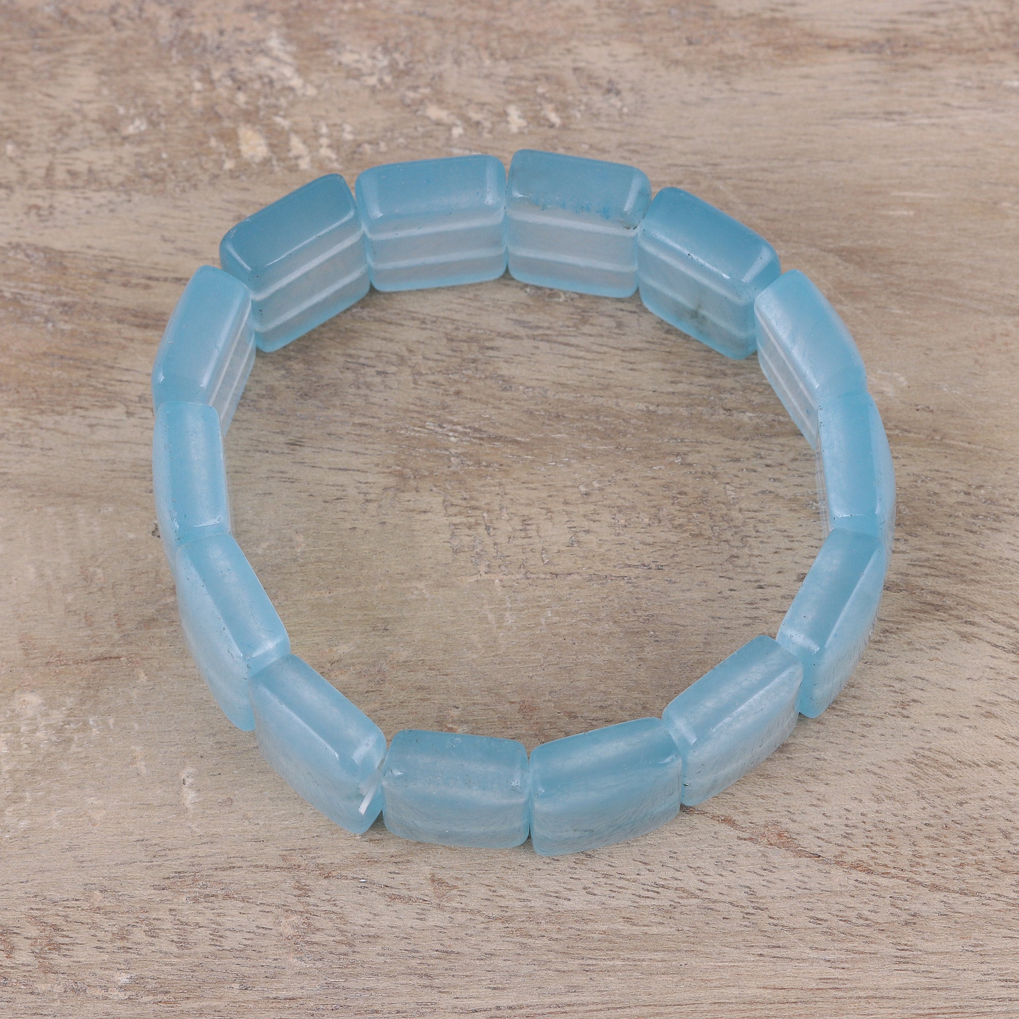 Premium Cosmic Allure Handmade Blue Aventurine Bracelet