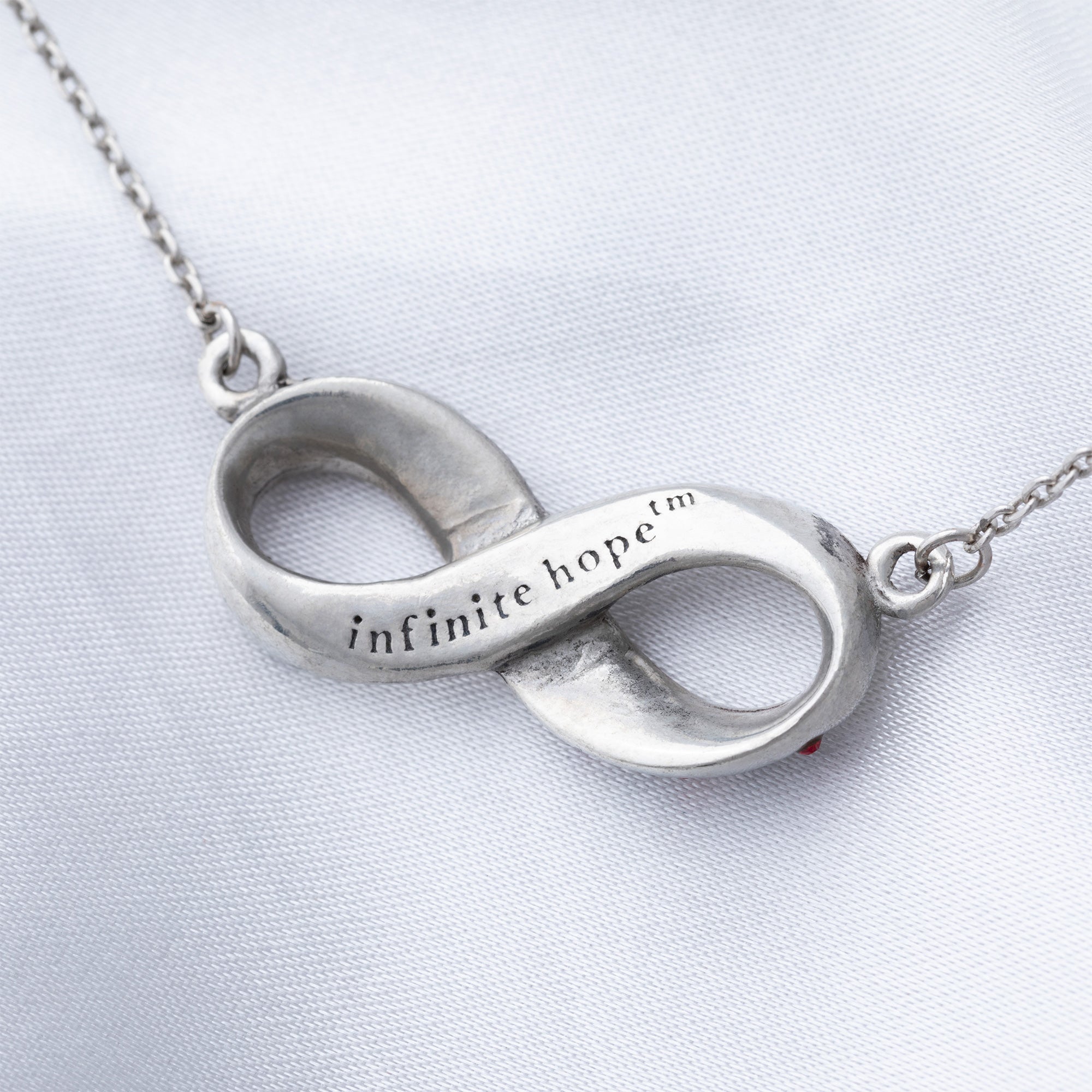 Premium Diabetes Awareness Infinity Necklace - Infinite Hope