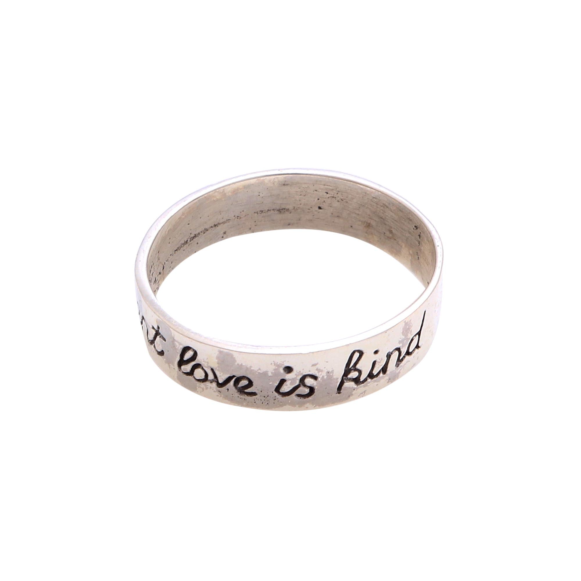 Ultimate Romantic Love Sterling Silver Band Ring - Handcrafted in Bali