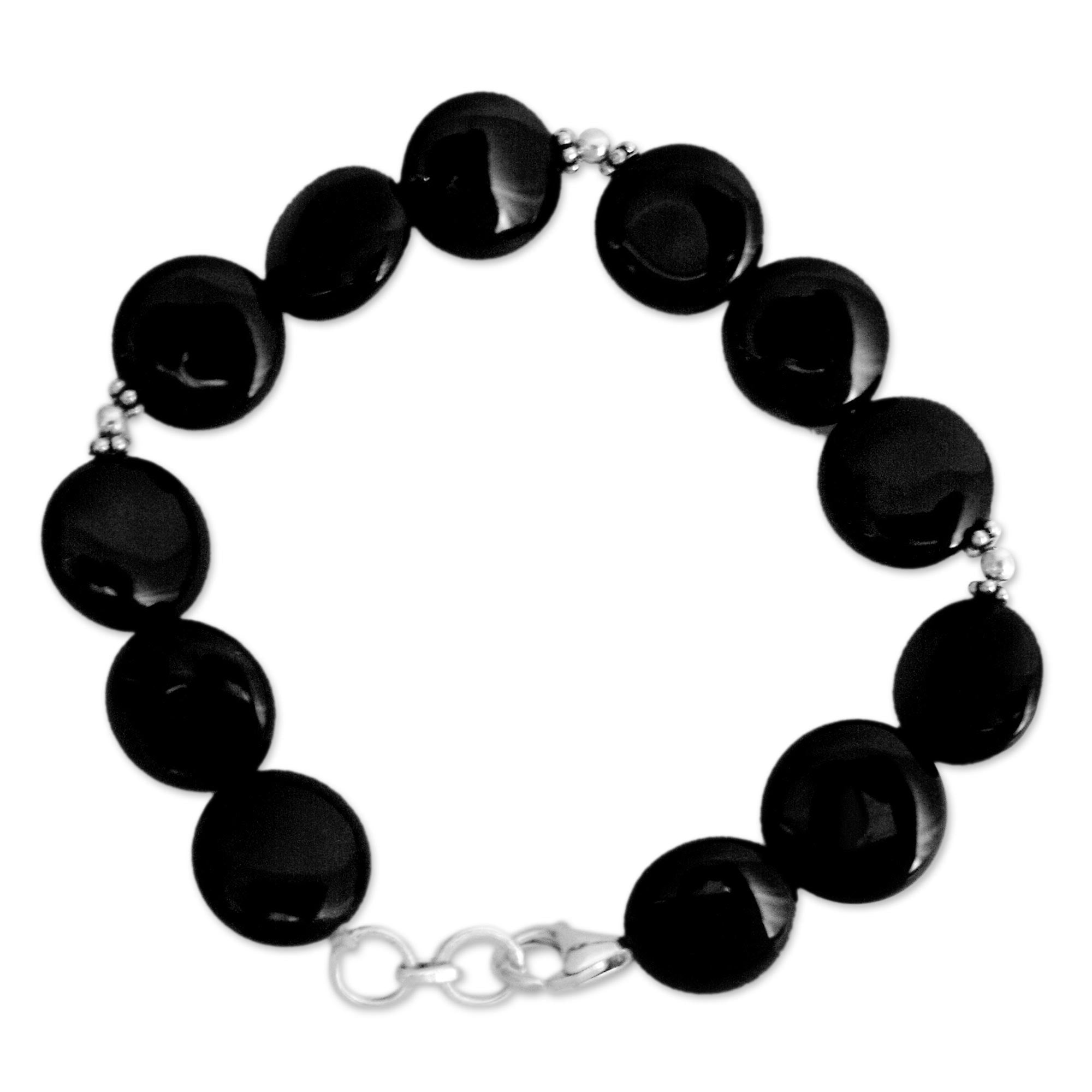 Premium Destiny Onyx Beaded Bracelet - Ultimate Elegance