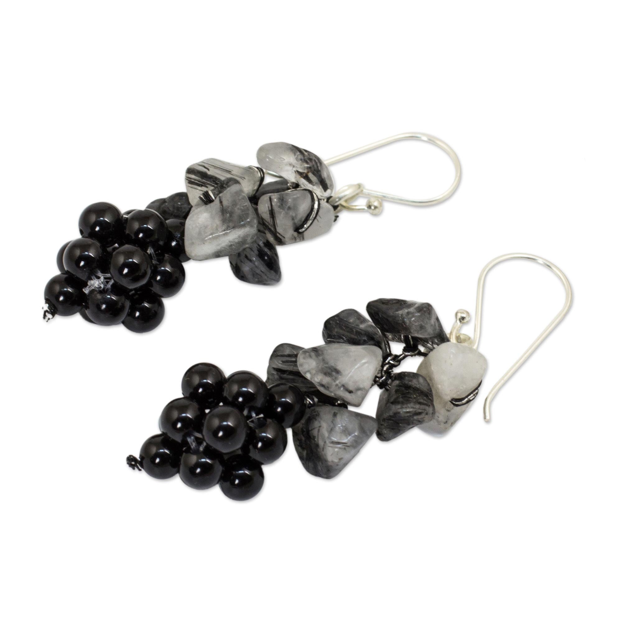 Premium Handmade Gemstone Cluster Earrings - Heavenly Gift