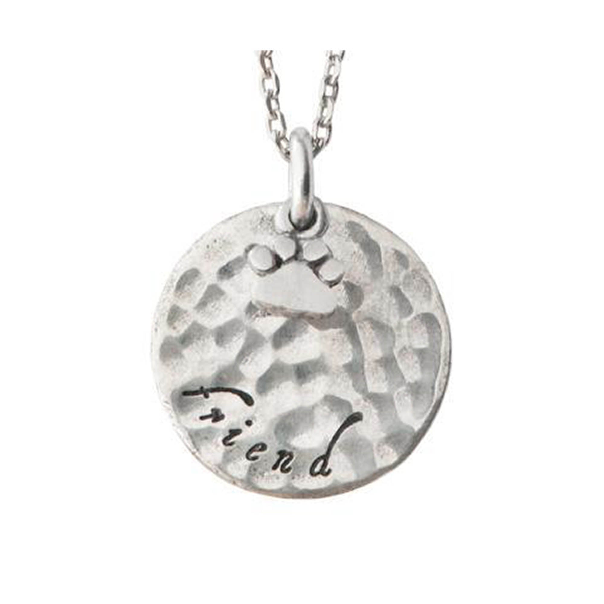 Premium Silver Men's Best Friend Pendant Necklace