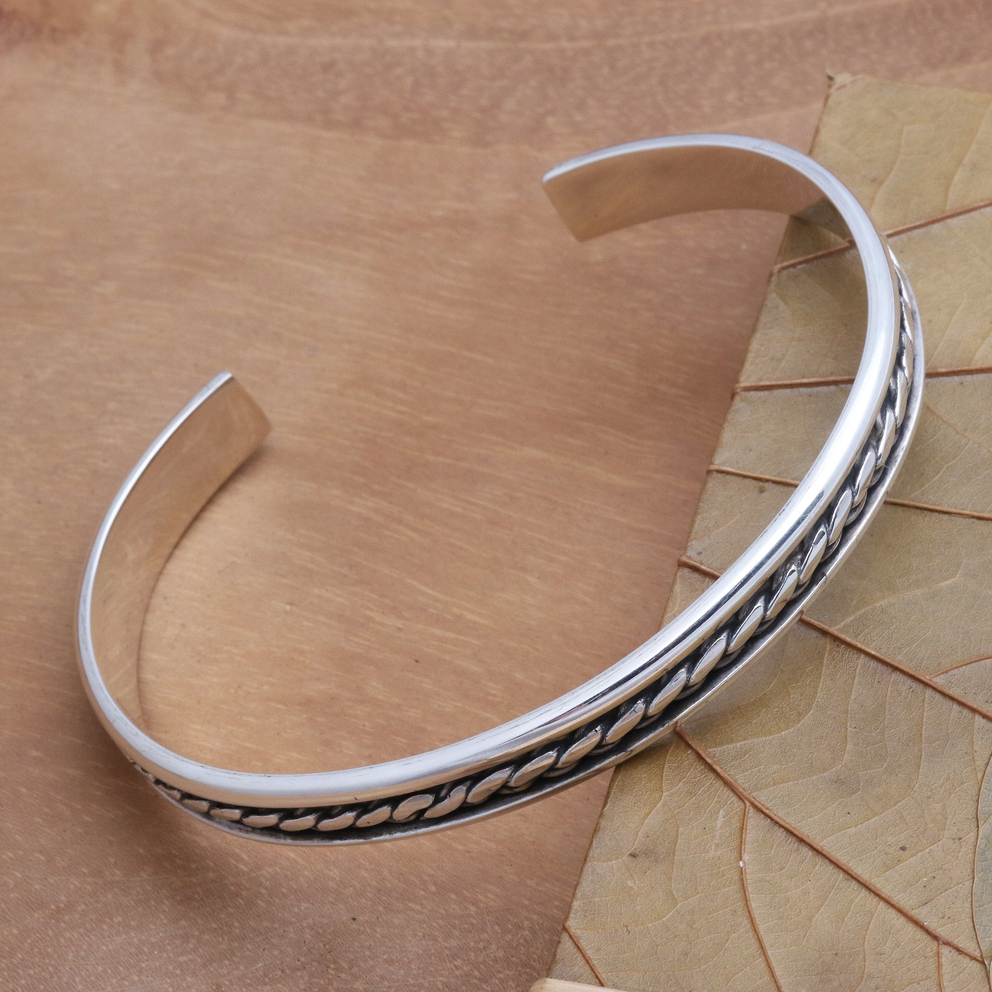 Premium Handcrafted Sterling Silver Cuff Bracelet - Measure by Measure