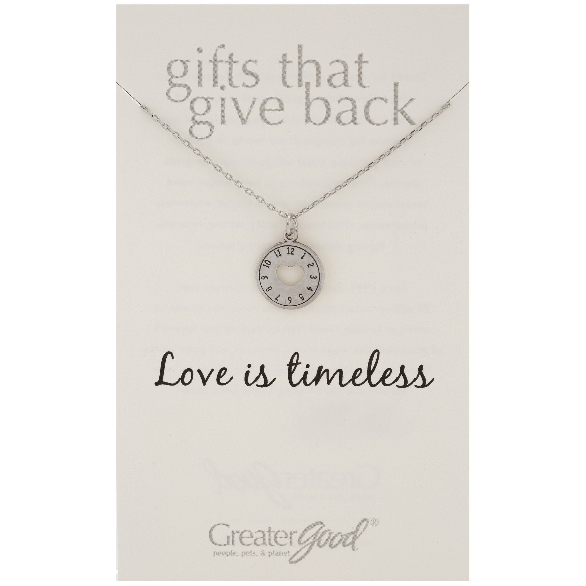 Premium Timeless Love Pewter Necklace - Ultimate Romantic Gift