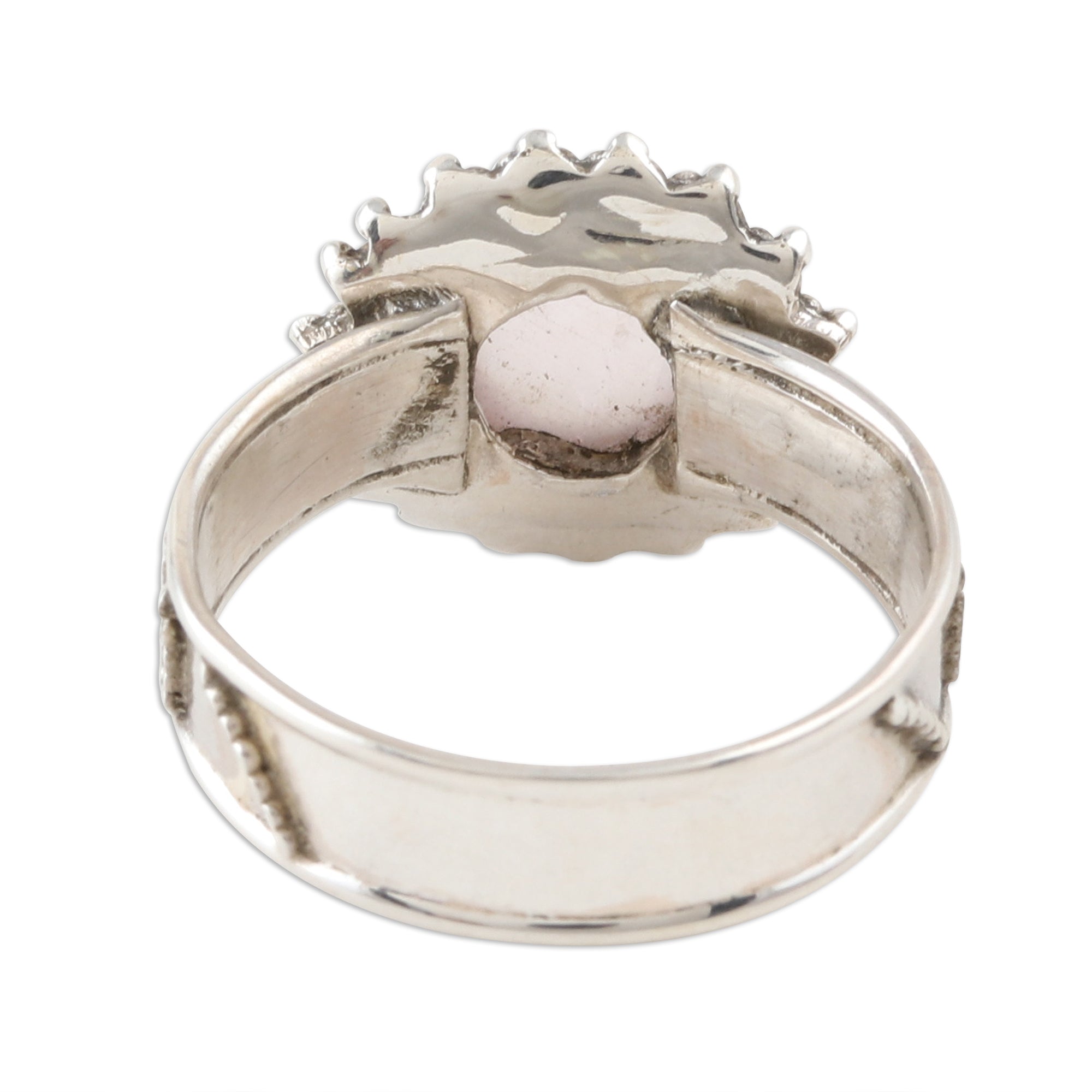 Premium Inner Love Rose Quartz Sterling Silver Ring – Ultimate Harmony & Unconditional Love