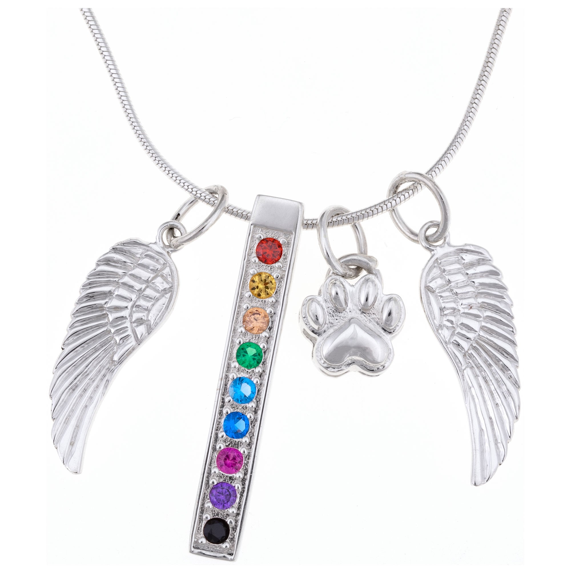 Ultimate Rainbow Bridge Memorial Necklace