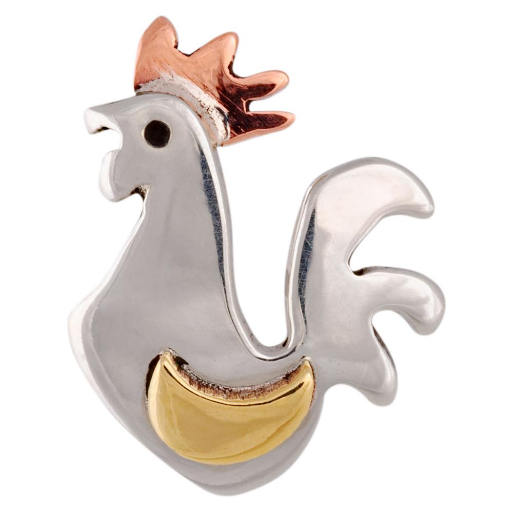 Premium Handcrafted Rooster Post Earrings - Rustic Charm