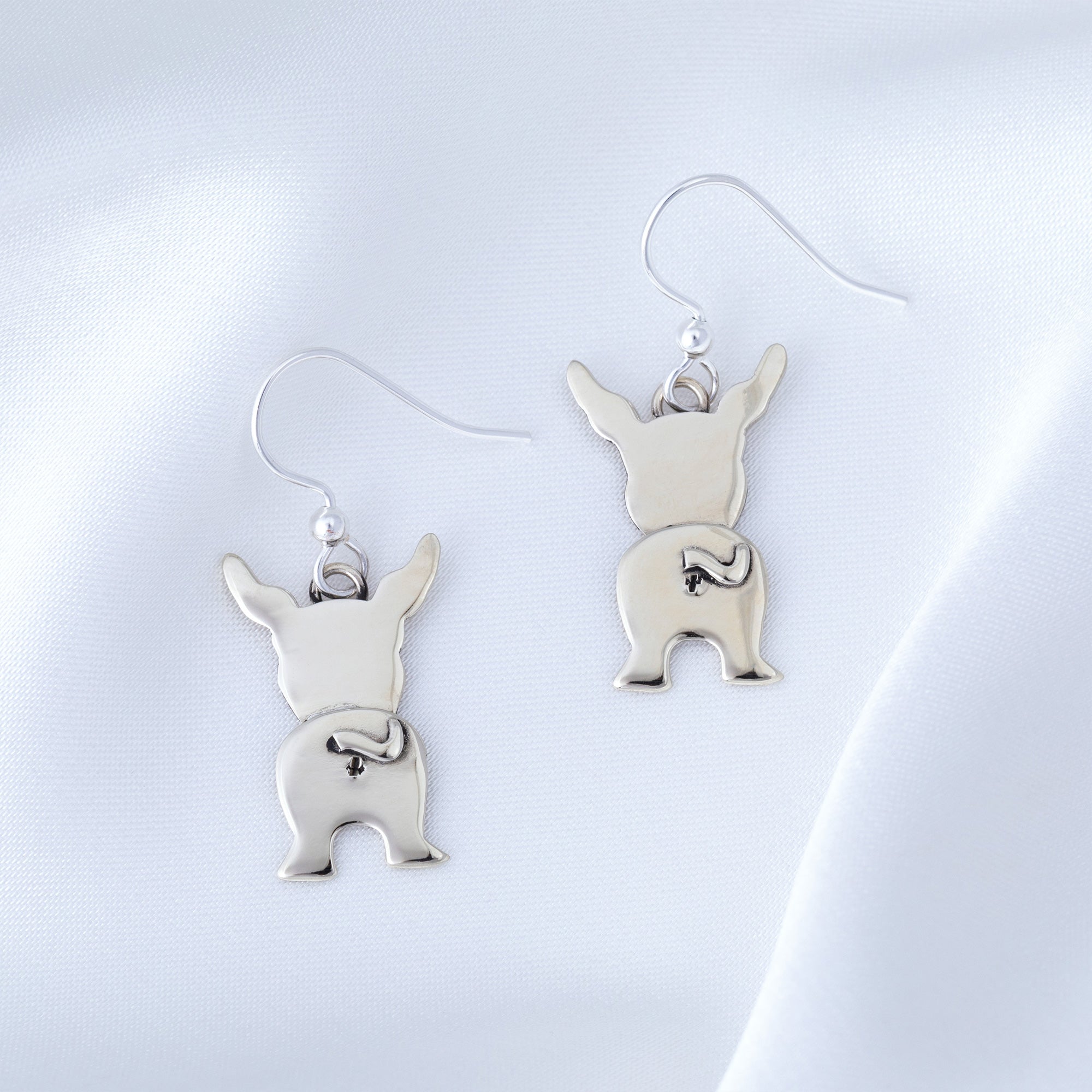 Premium Mixed Metal Animal Earrings - Handcrafted Whimsical Design