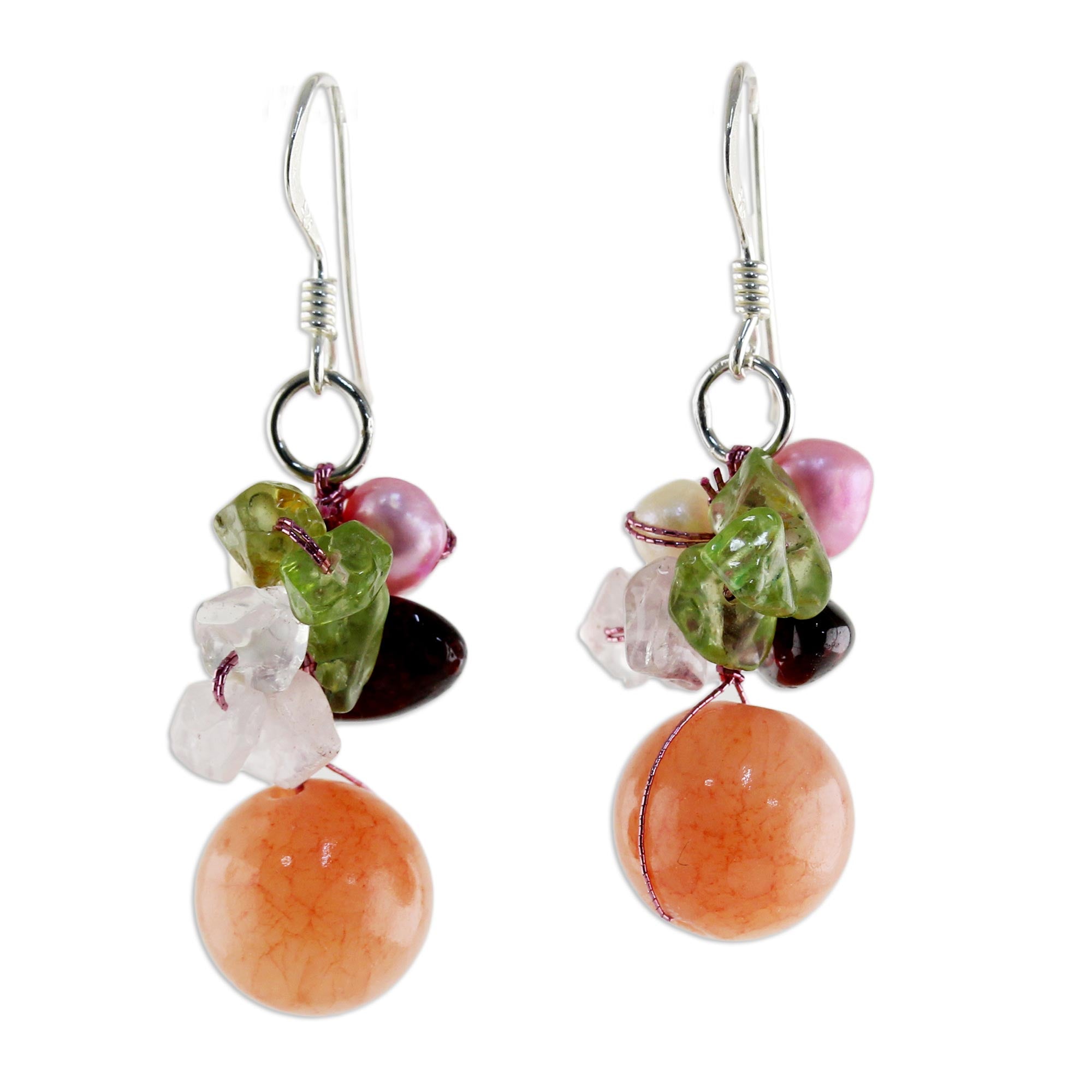 Premium Strawberry Fantasy Pearl Earrings - Handcrafted Elegance