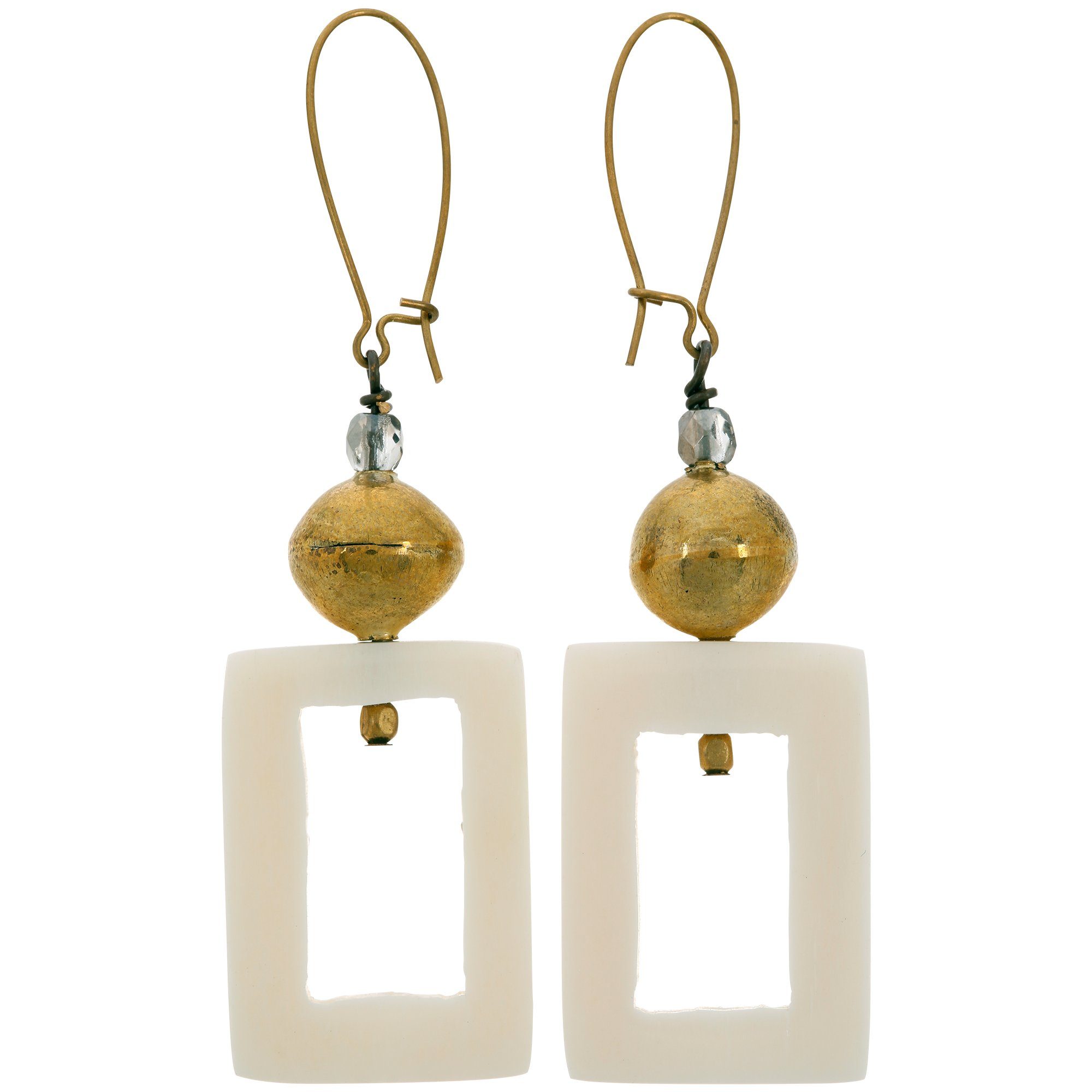 Premium Look Through Bone Earrings - Handcrafted Minimalist Design