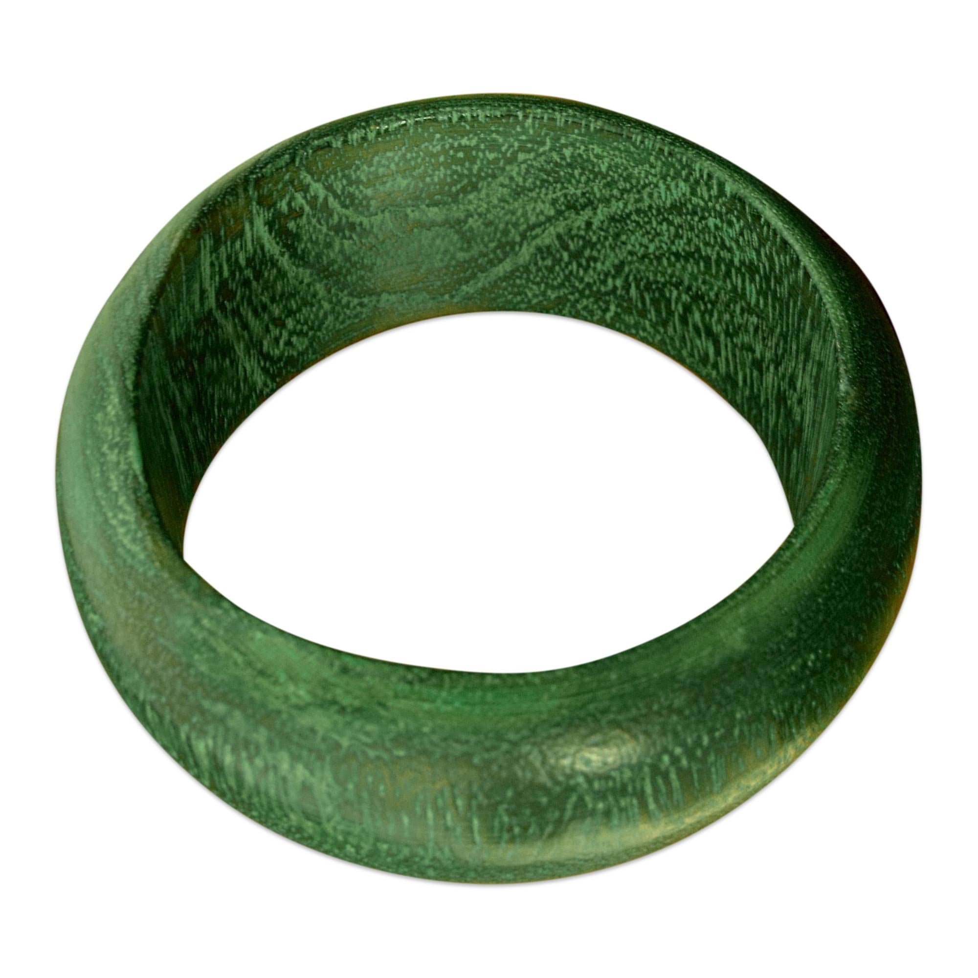 Premium Handcrafted Green Mango Wood Bangle Bracelet