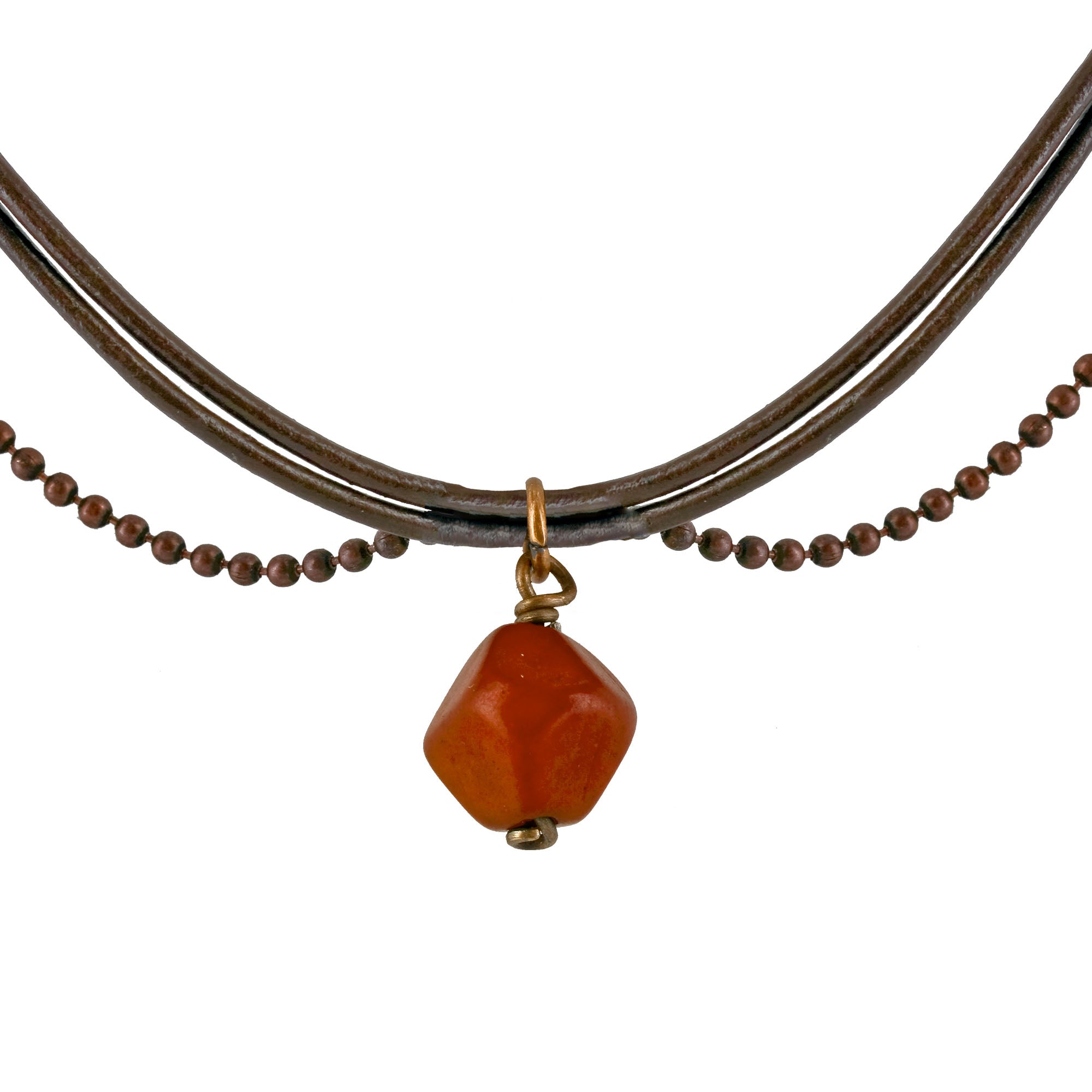 Premium Magdalena Faceted Tagua Necklace - Handcrafted Colombian Jewelry