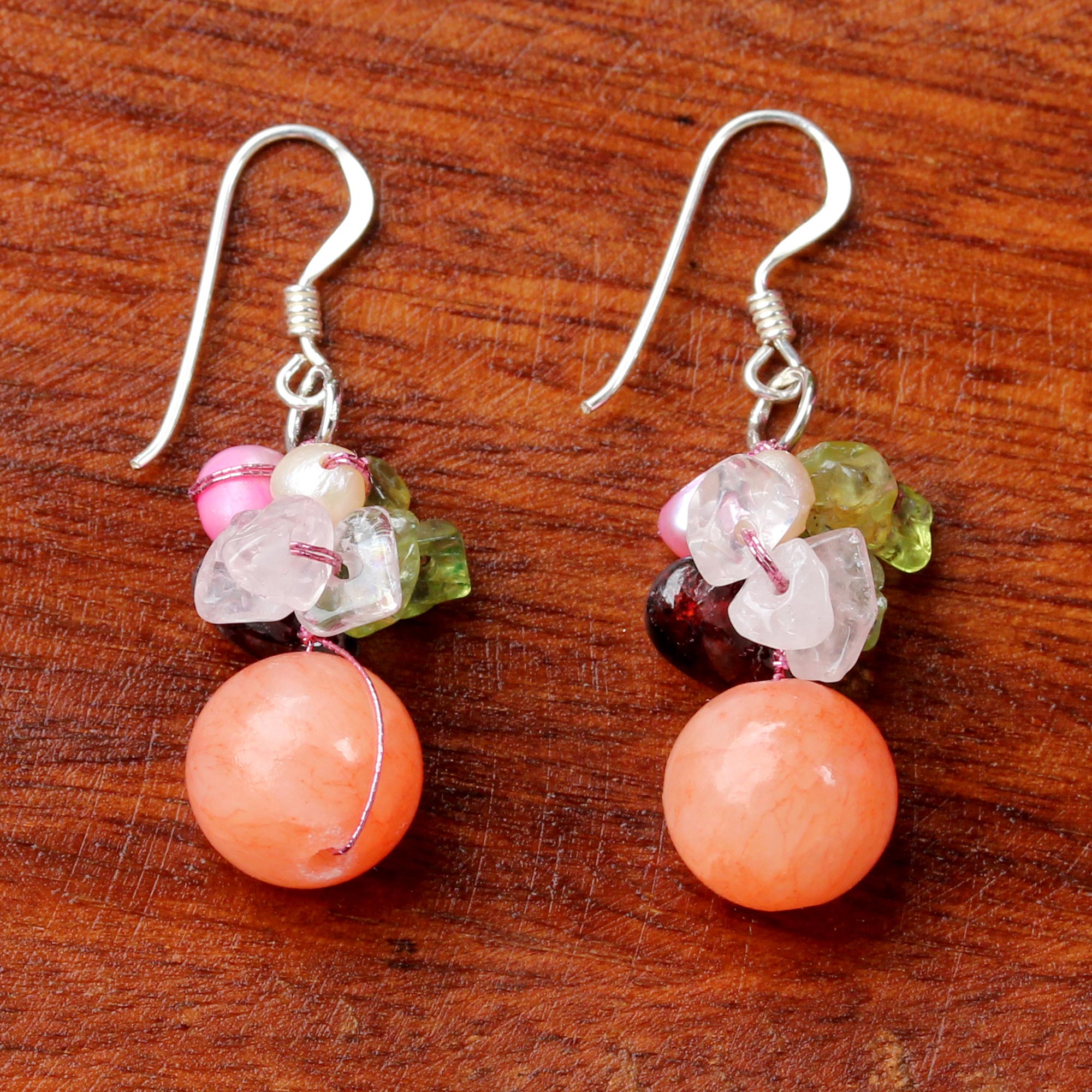 Premium Strawberry Fantasy Pearl Earrings - Handcrafted Elegance