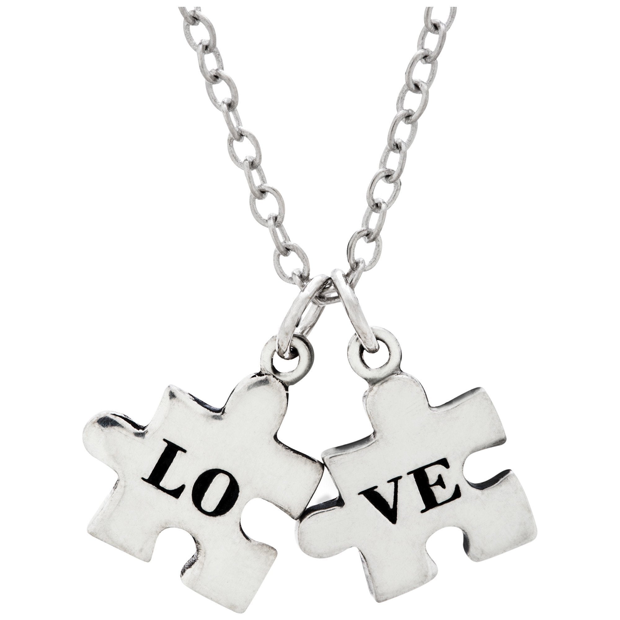 Premium Love All The Pieces Pewter Necklace - Unique & Magical Gift