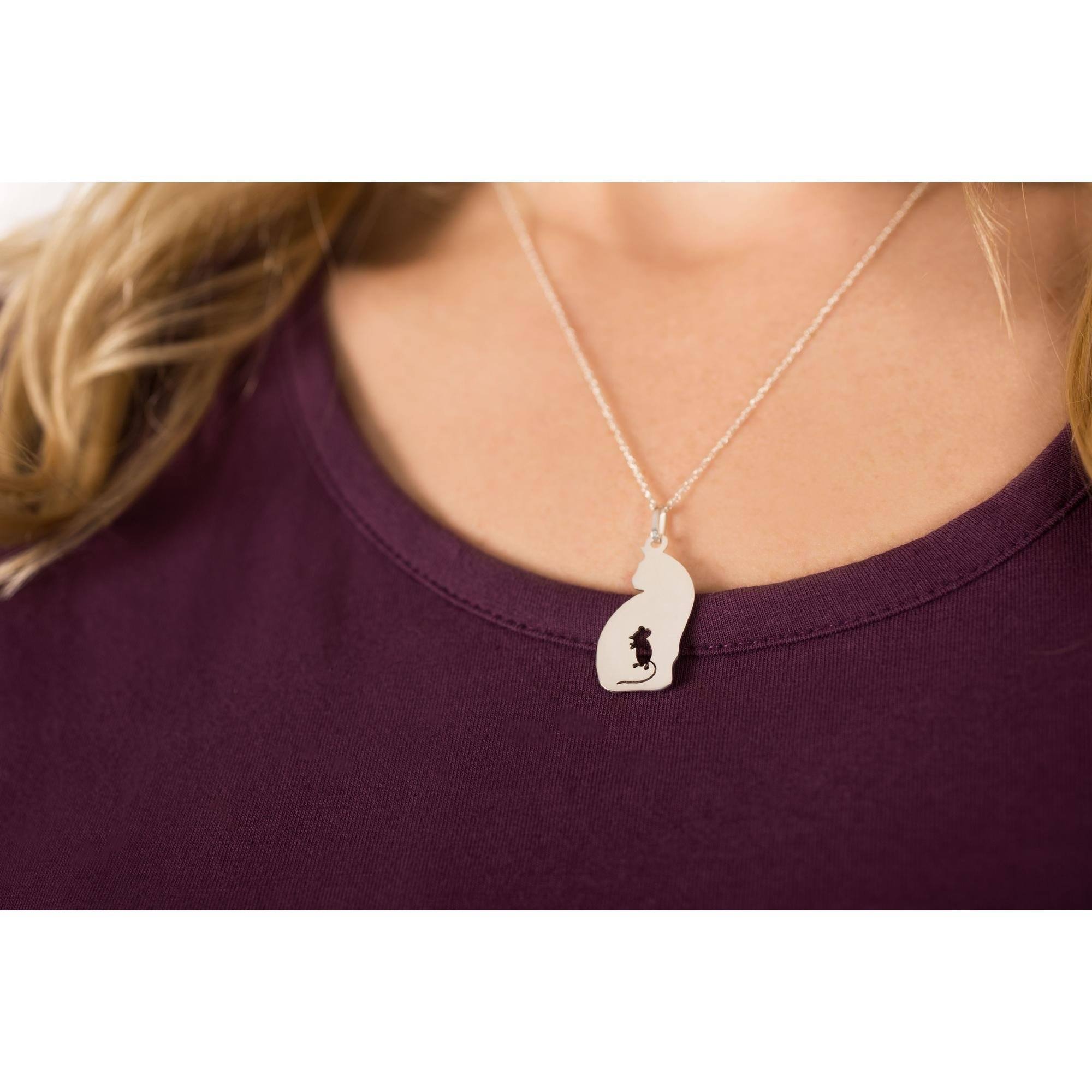 Premium Feline Instincts Sterling Silver Necklace