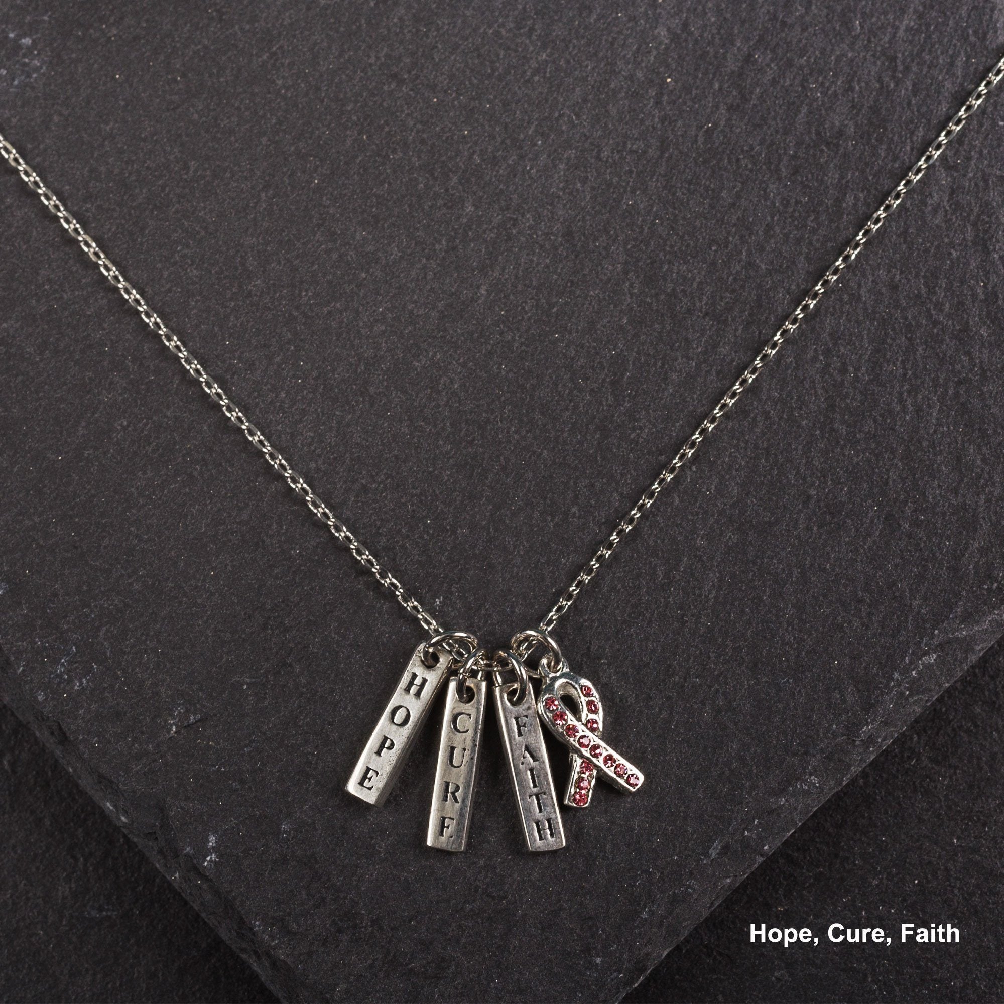 Premium Hope & Faith Necklace - Symbol of Courage