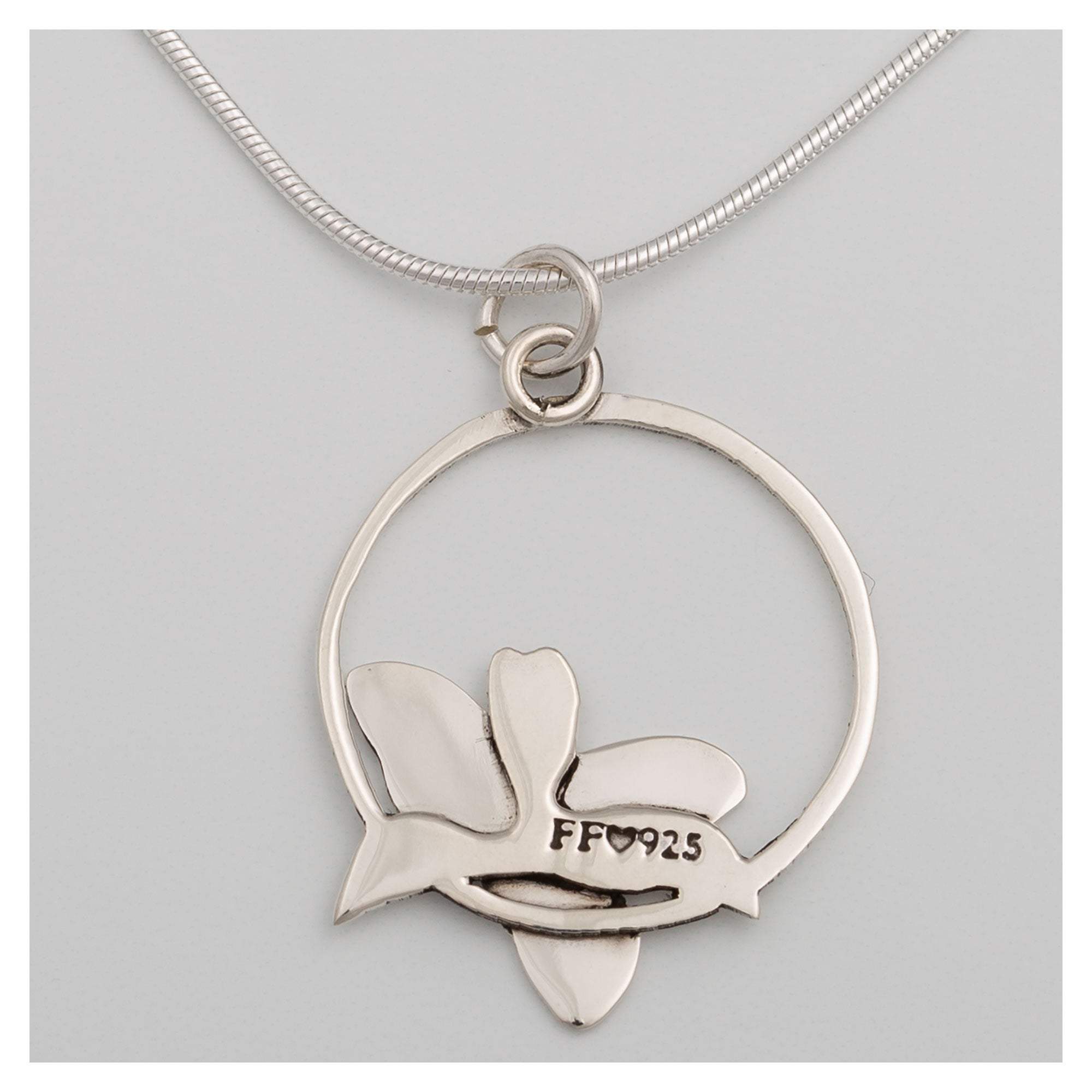 Premium Blooming Flowers Sterling Silver Necklace