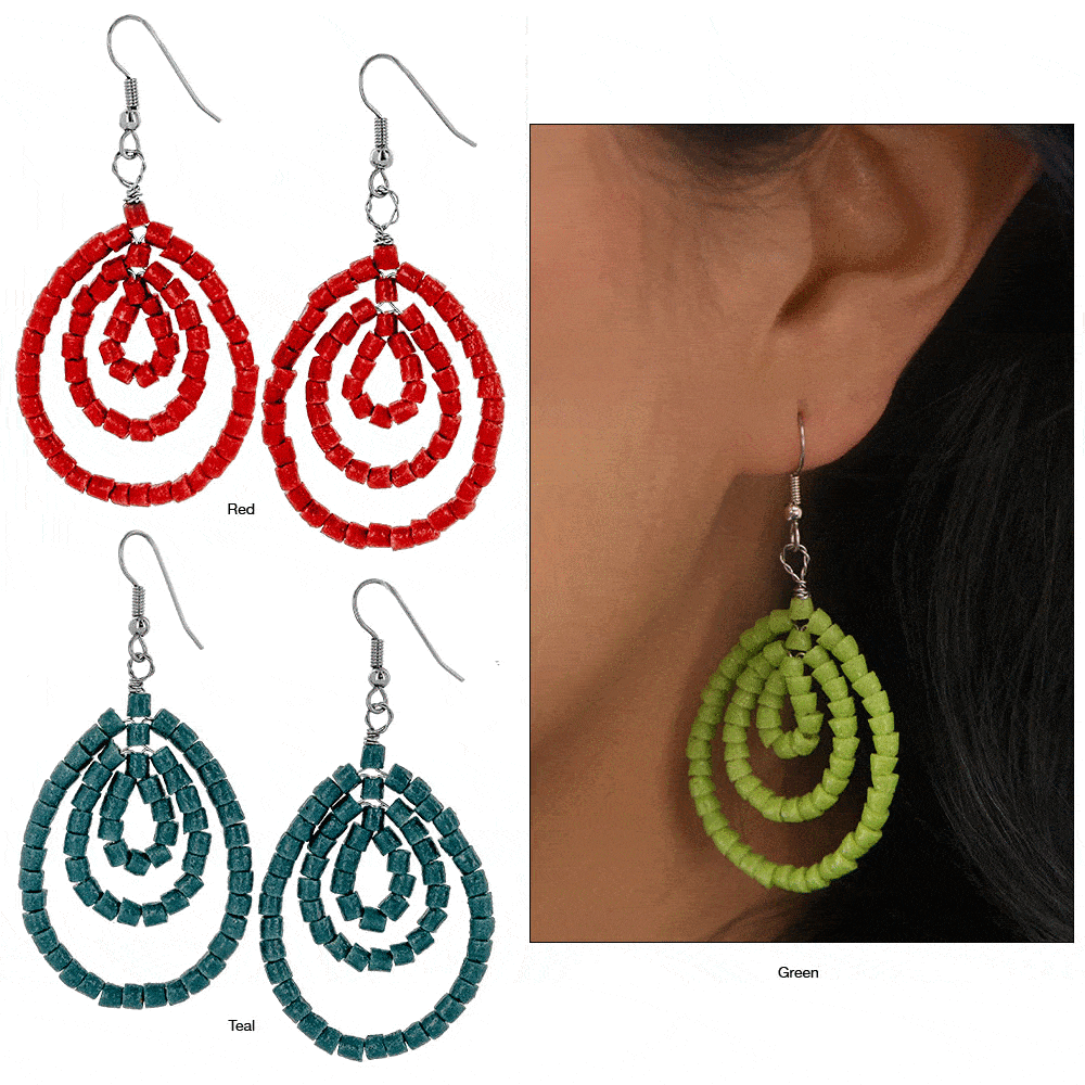 Premium Sankofa Earrings - Handmade in Ghana