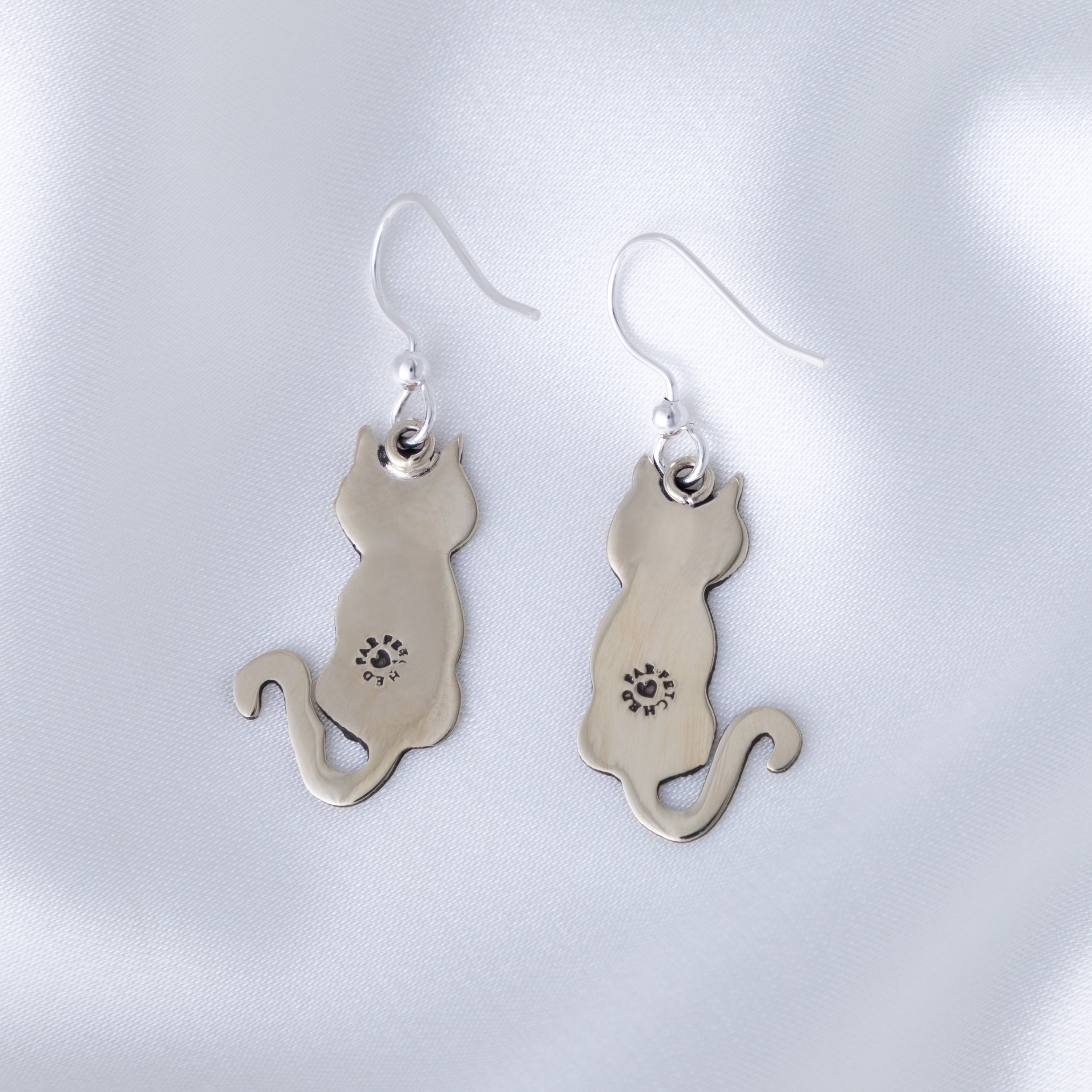 Premium Whiskers Cat Earrings - Ethical & Handmade