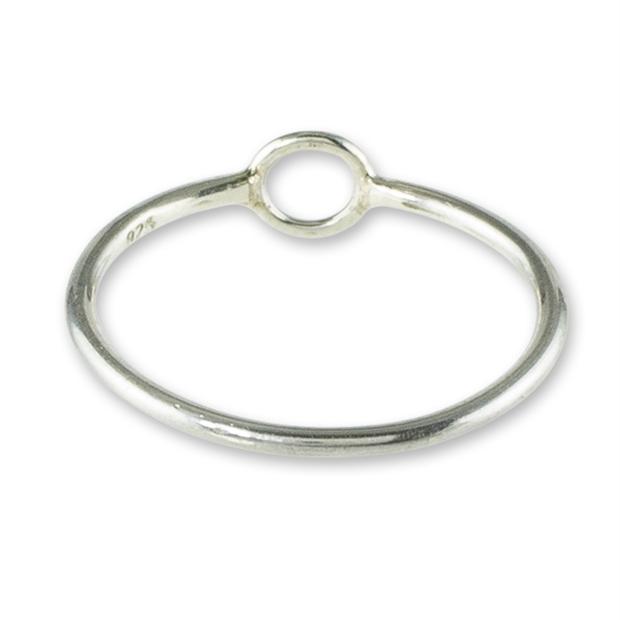 Premium Circle Harmony Sterling Silver Band Ring – Ultimate Minimalist Jewelry