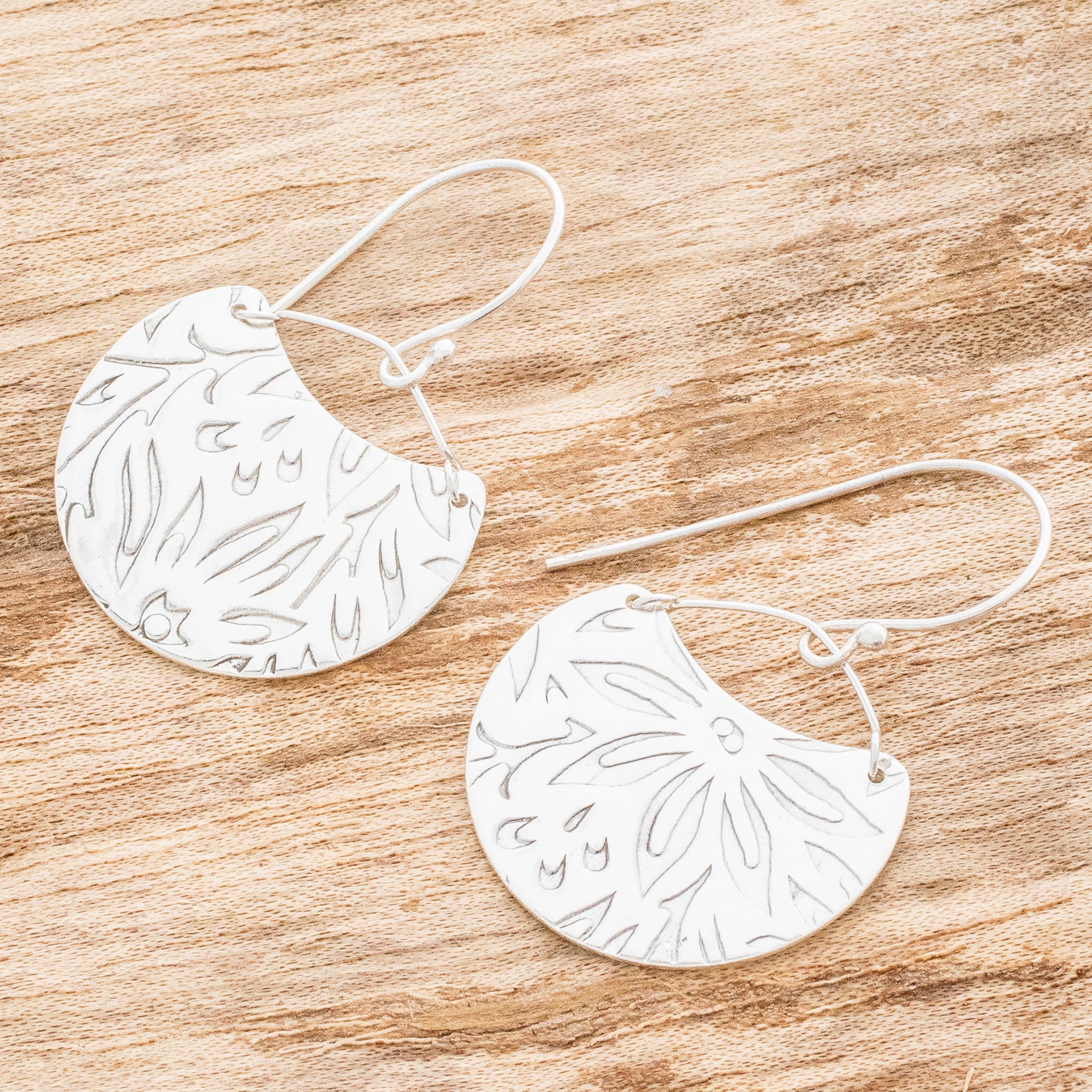 Petal Paradise Premium Sterling Silver Floral Earrings