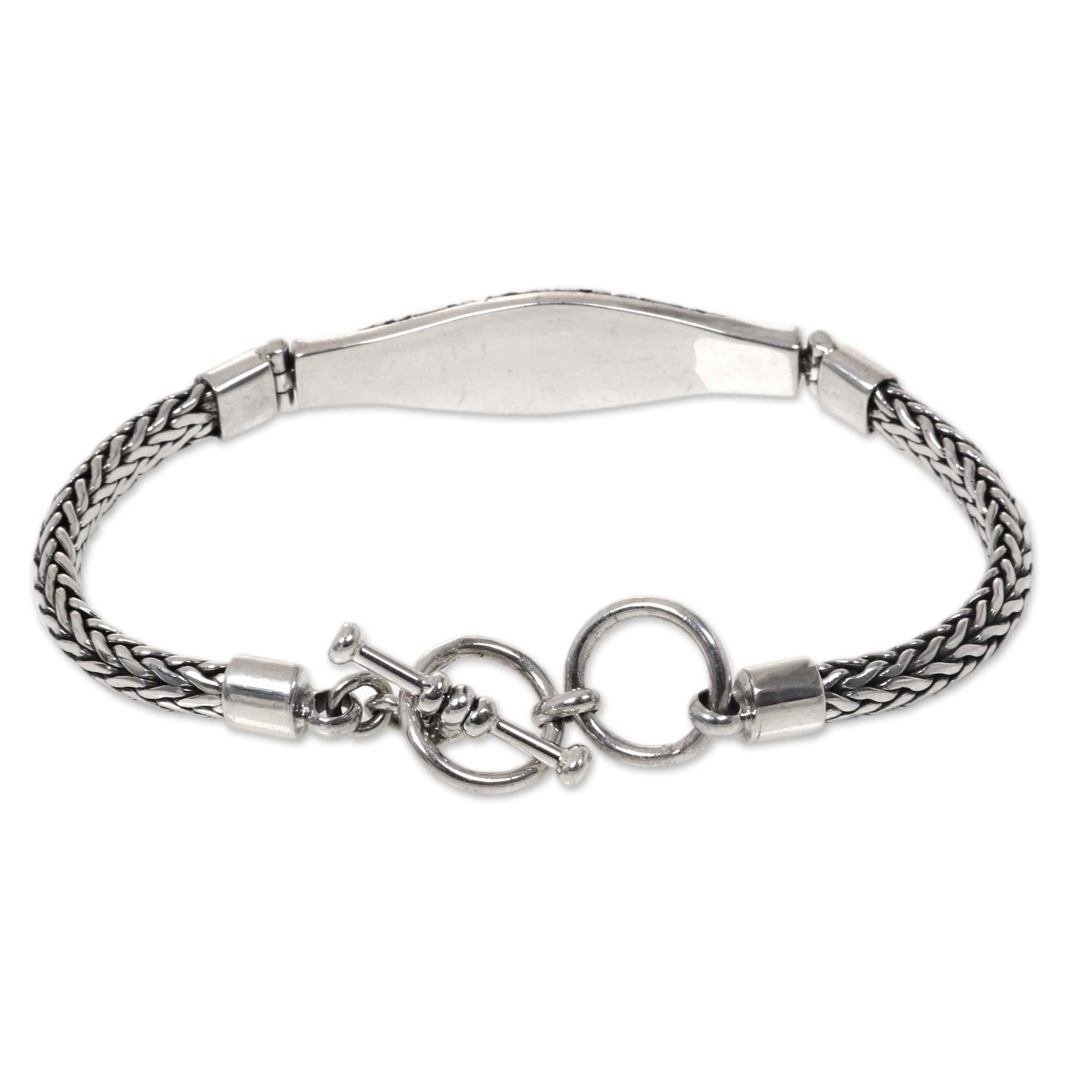 Premium Sterling Silver Naga Chain Bracelet – Elegant Bali Design