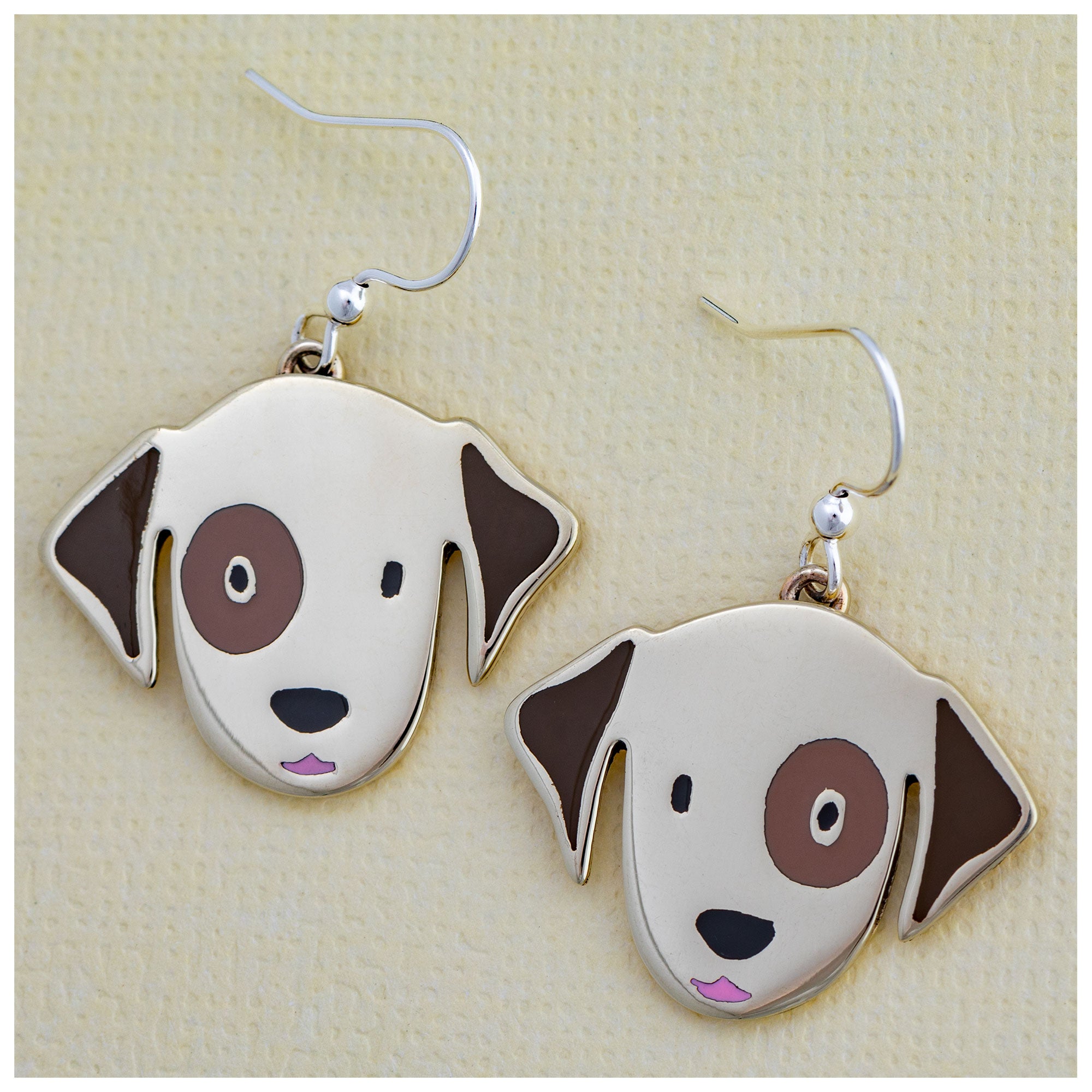 Premium Dog Breed Enamel Earrings - Handmade Fair-Trade Accessories