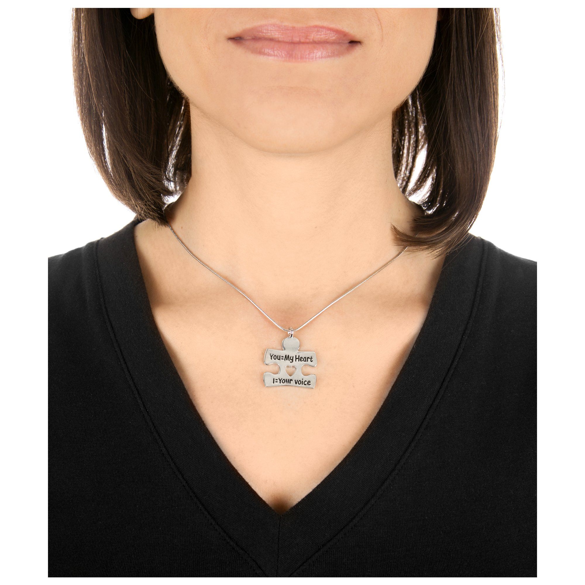 Premium Autism Awareness Necklace - 'I Am Your Voice'