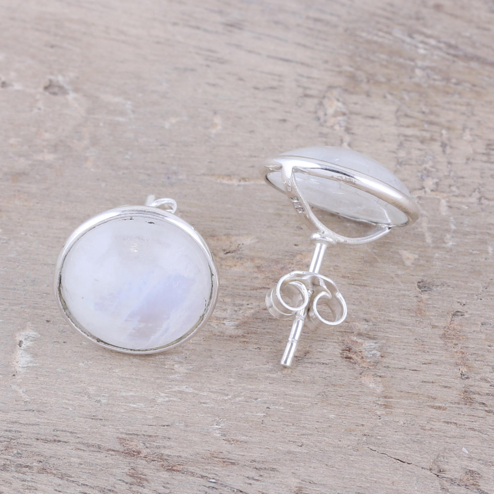 Premium Moonlight Peace Sterling Silver Earrings