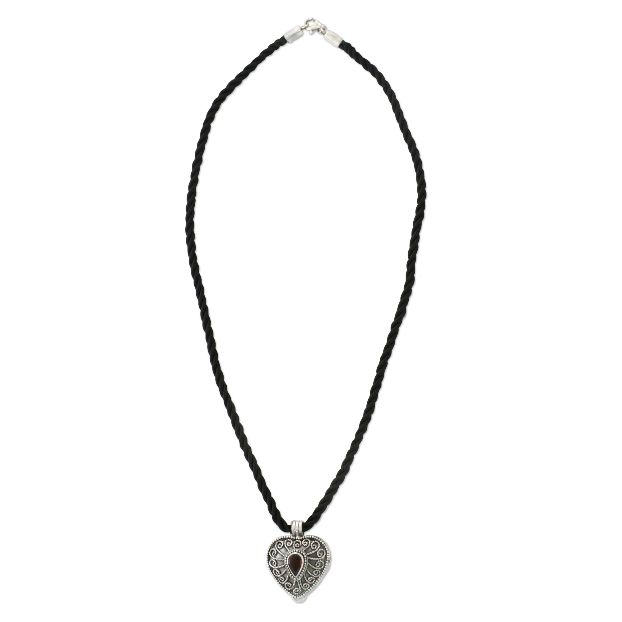 Premium Secret Love Heart Shaped Necklace - Handcrafted Indonesian Jewelry