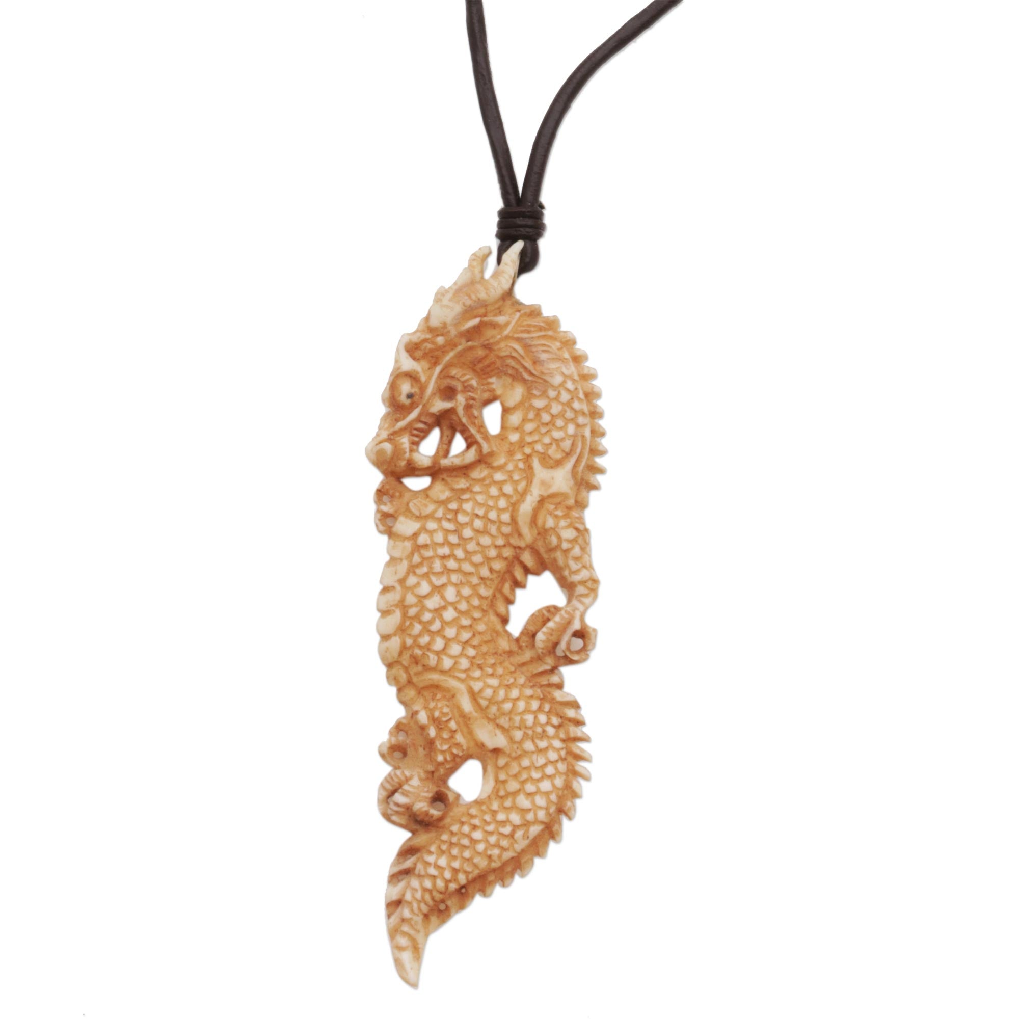 Premium Handcrafted Thorny Dragon Pendant Necklace