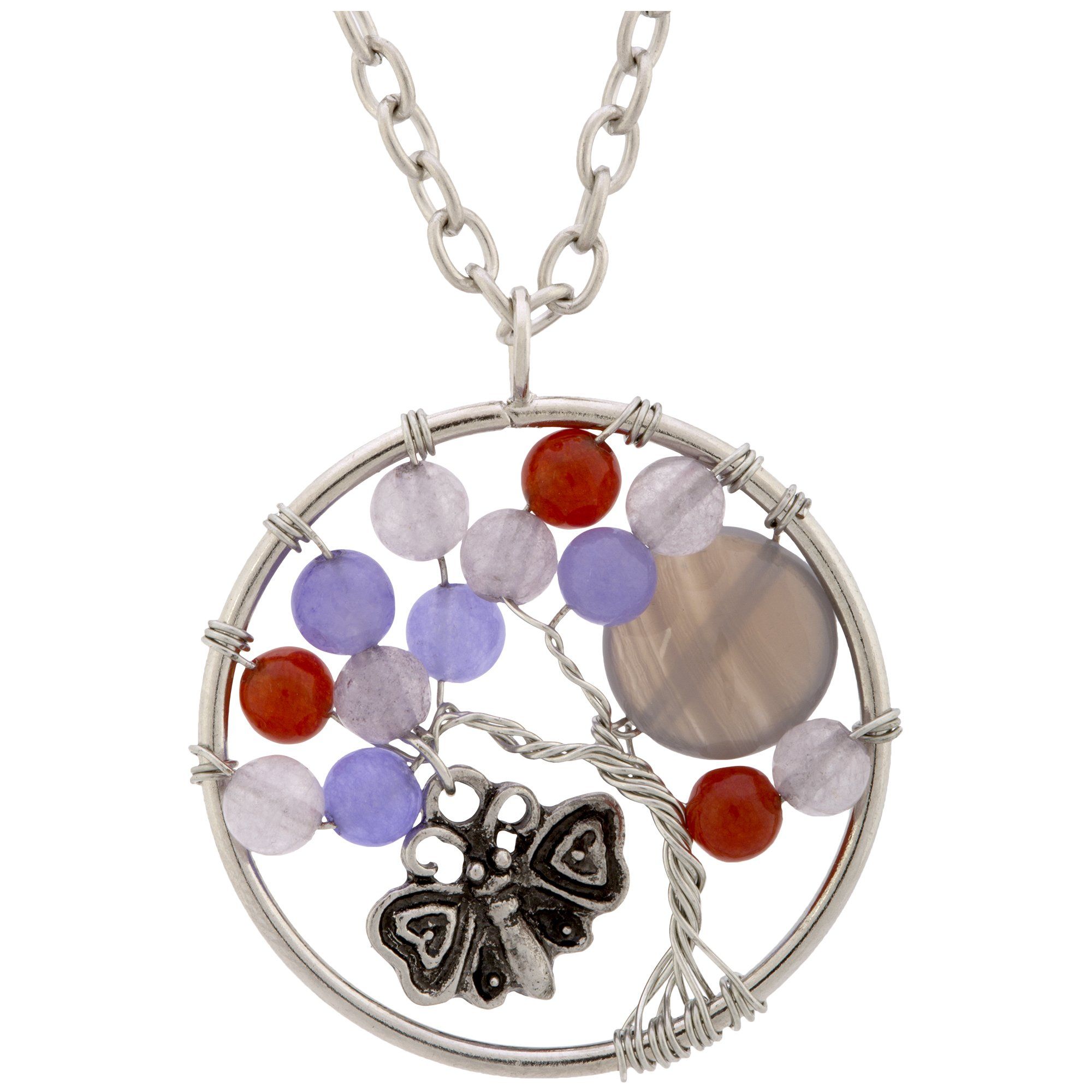 Premium Fluttering Friends Carnelian Necklace - Ultimate Elegance