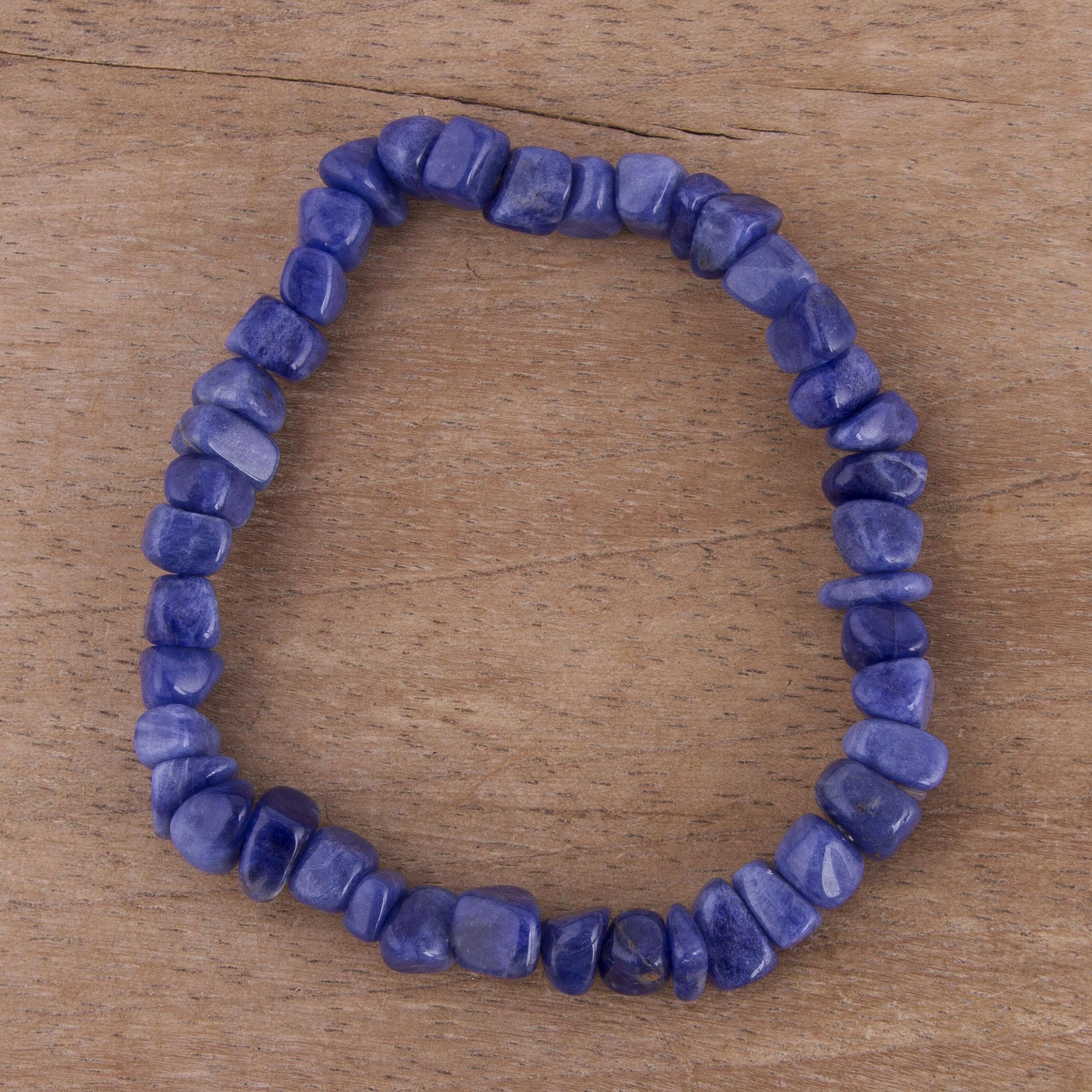 Premium Sodalite Harmony Bracelet - Handcrafted Gemstone Jewelry