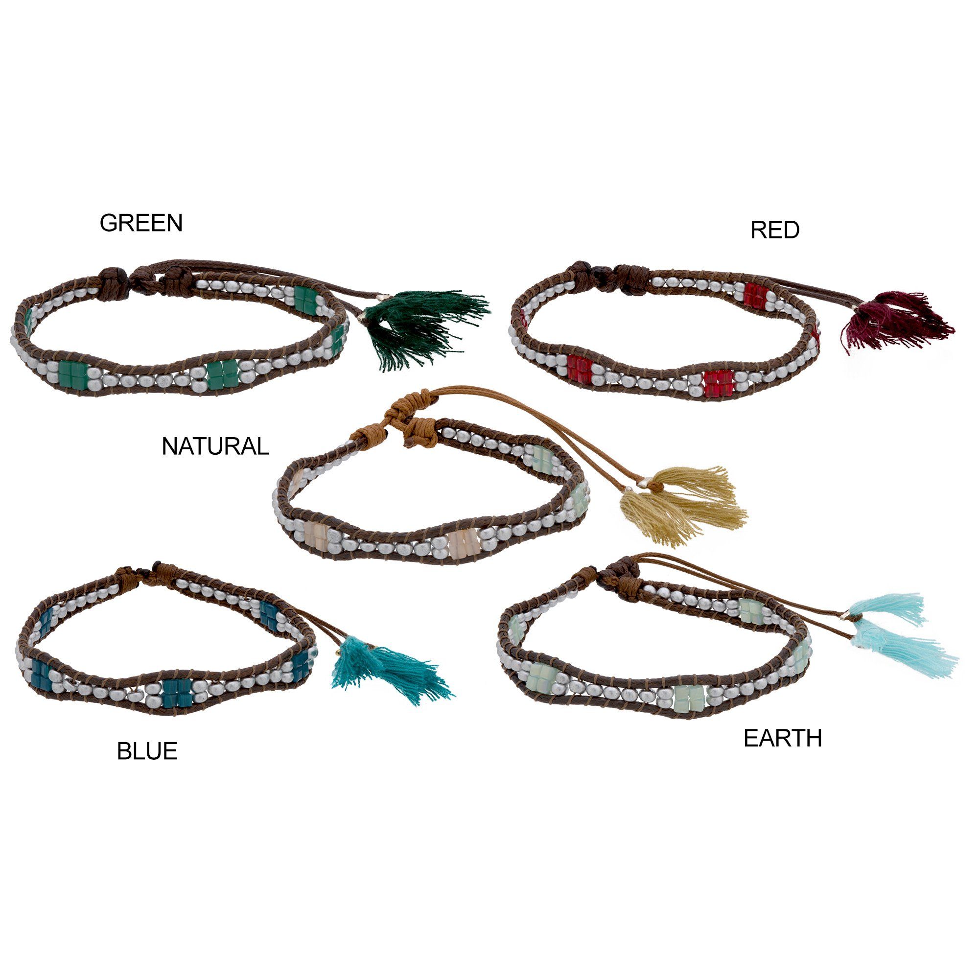 Premium Four Square Layering Bracelet - Bohemian Style
