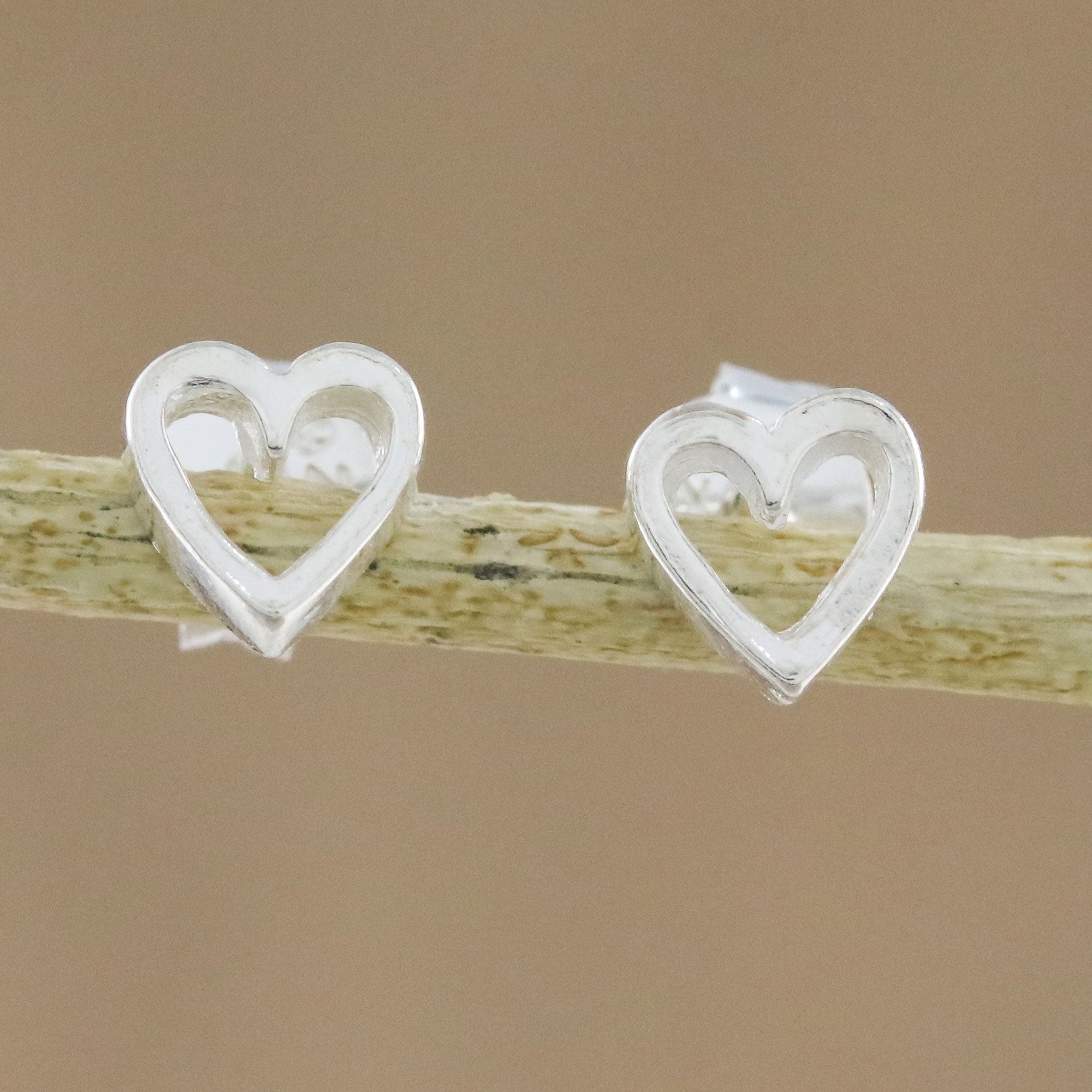 Premium Sterling Silver Heart Stud Earrings - Ultimate Love Gift