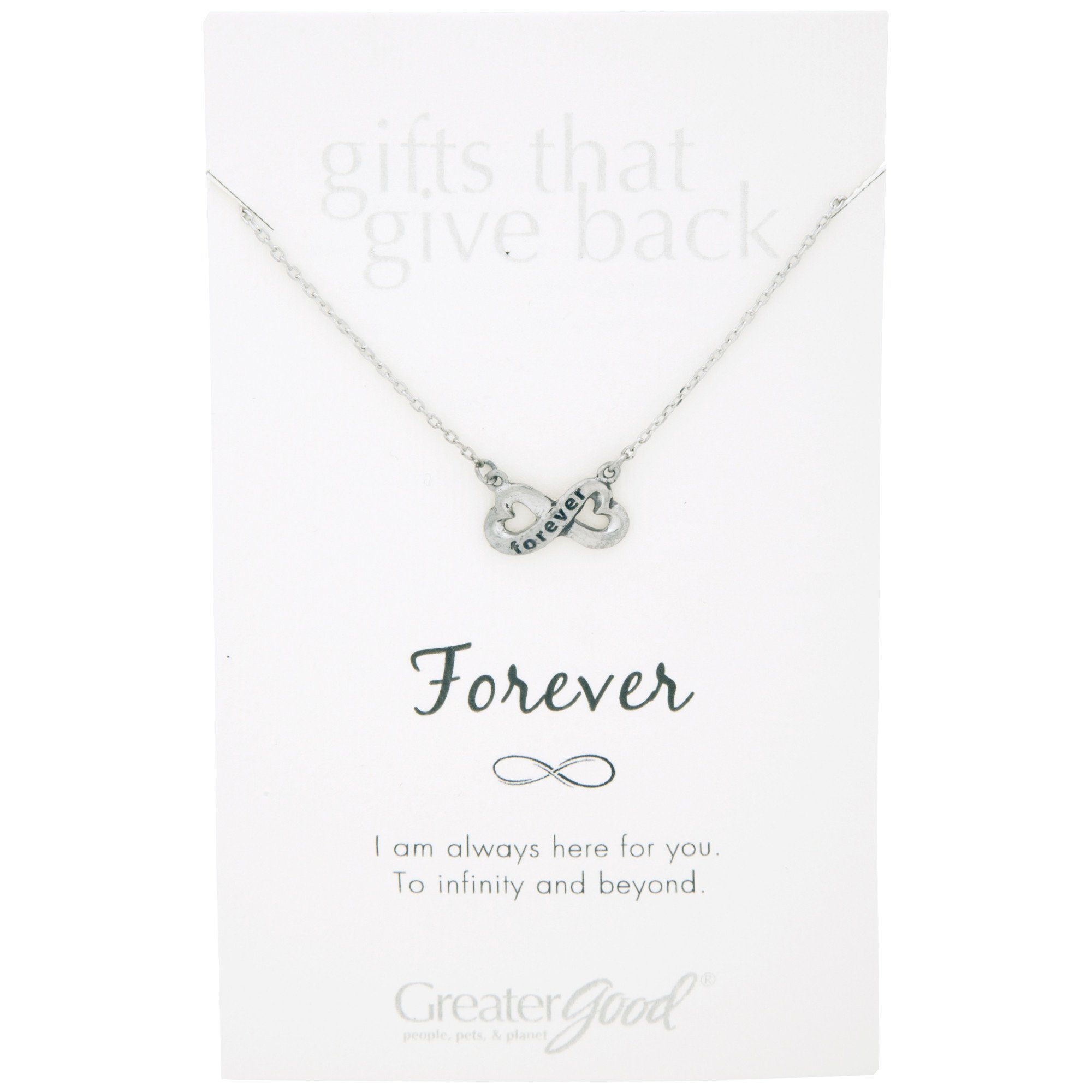 Premium Infinite Love Pewter Necklace - Ultimate Heartfelt Gift