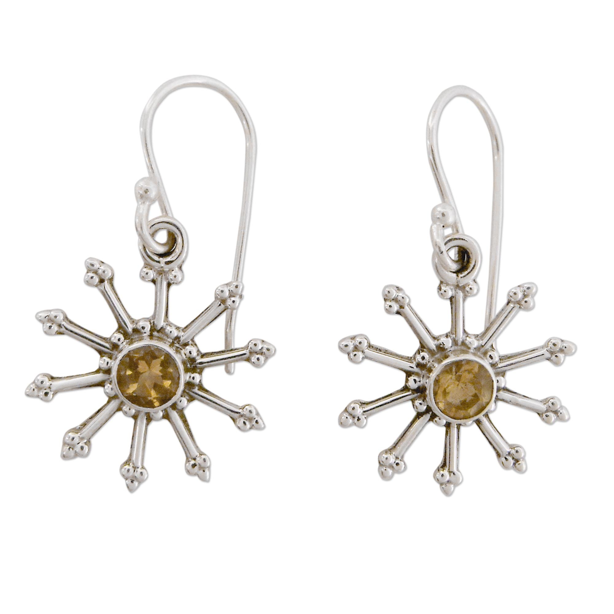 Premium Citrine Dangle Earrings - Sunshine Daze Collection