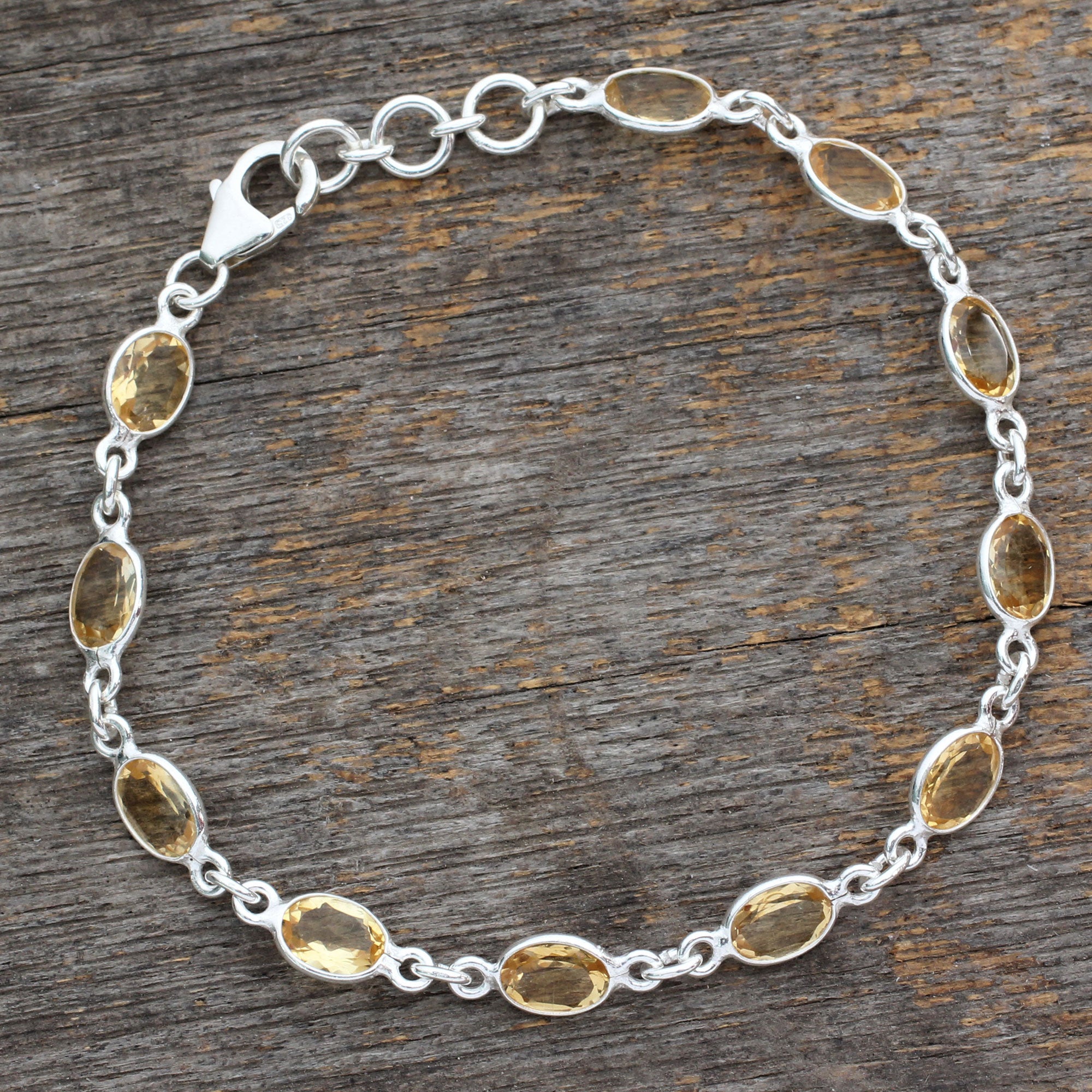 Ultimate Romantic Citrine Tennis Bracelet