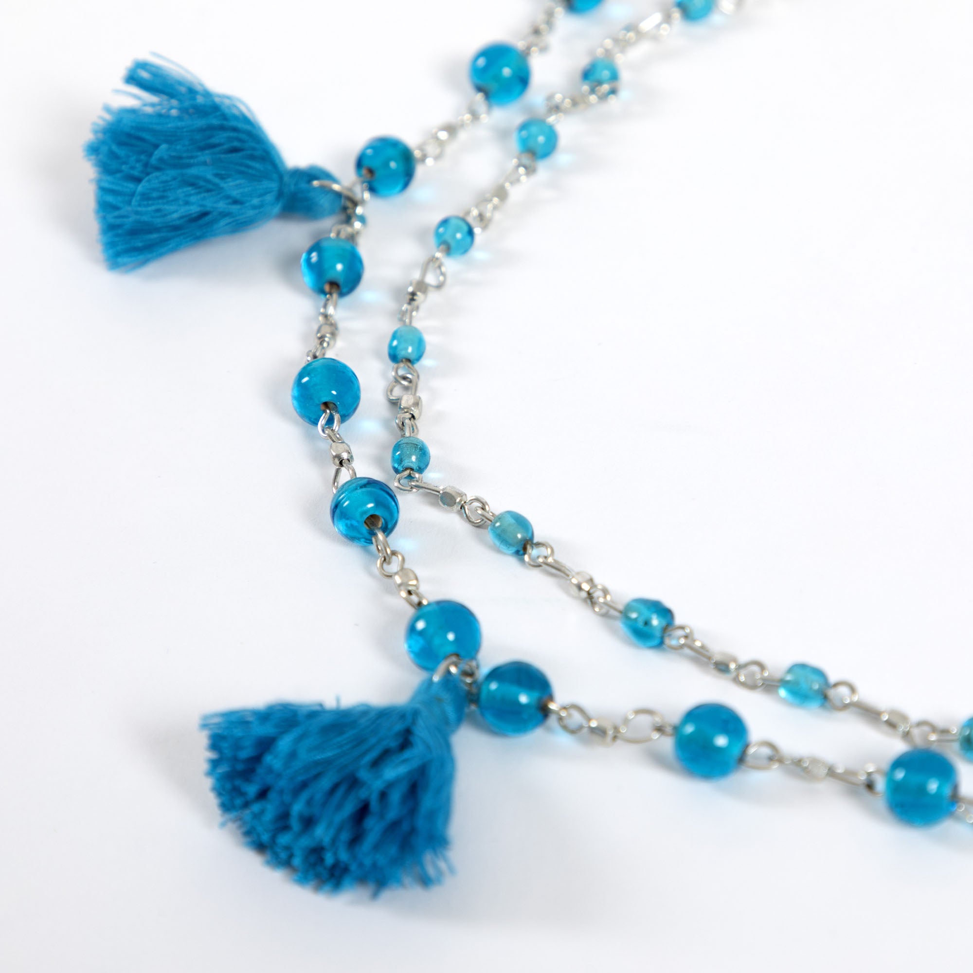 Premium Bohemian Tassel Necklace - Handcrafted in India